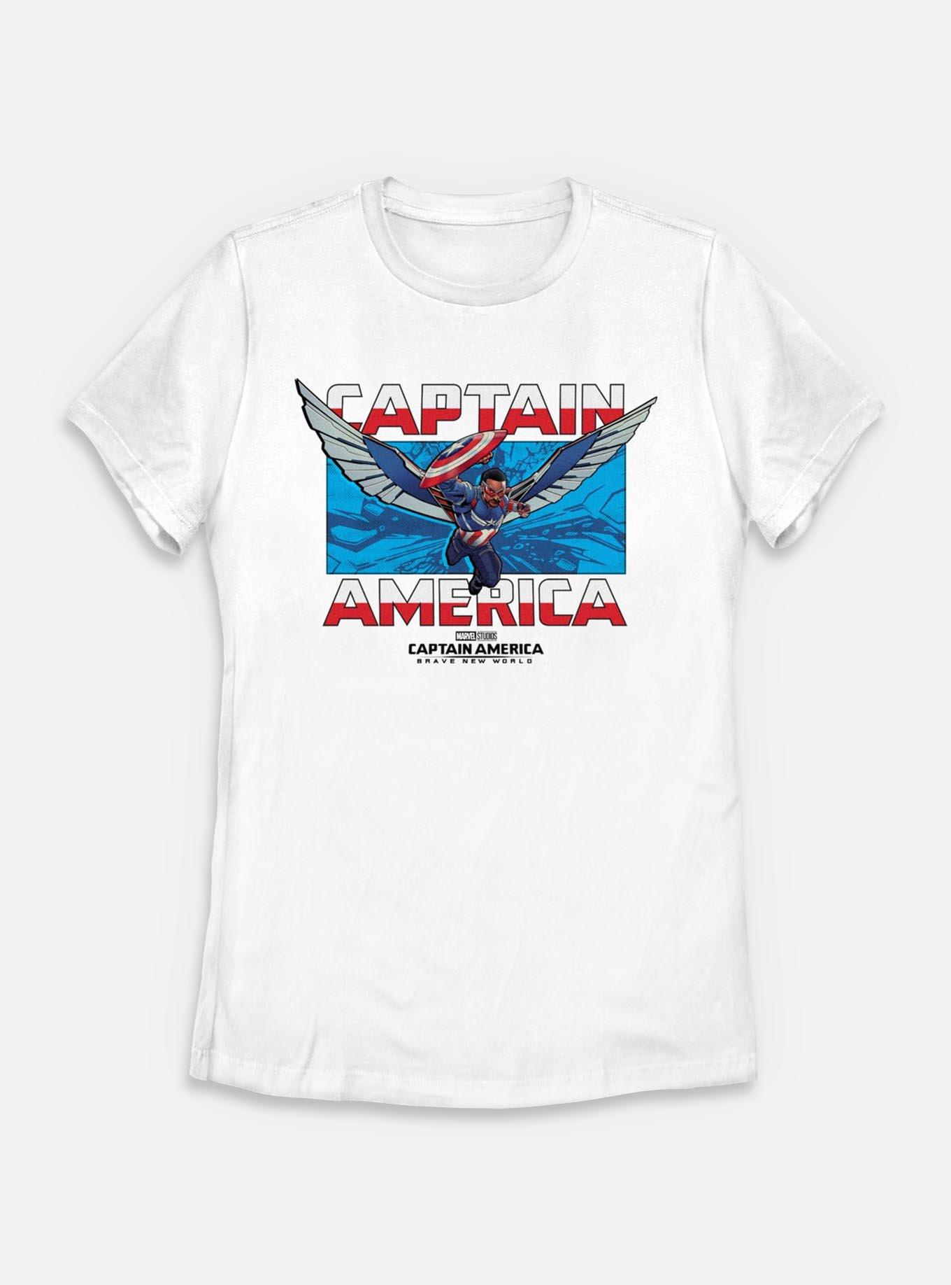 Marvel Captain America: Brave New World Sam Captain America Womens T-Shirt, , hi-res
