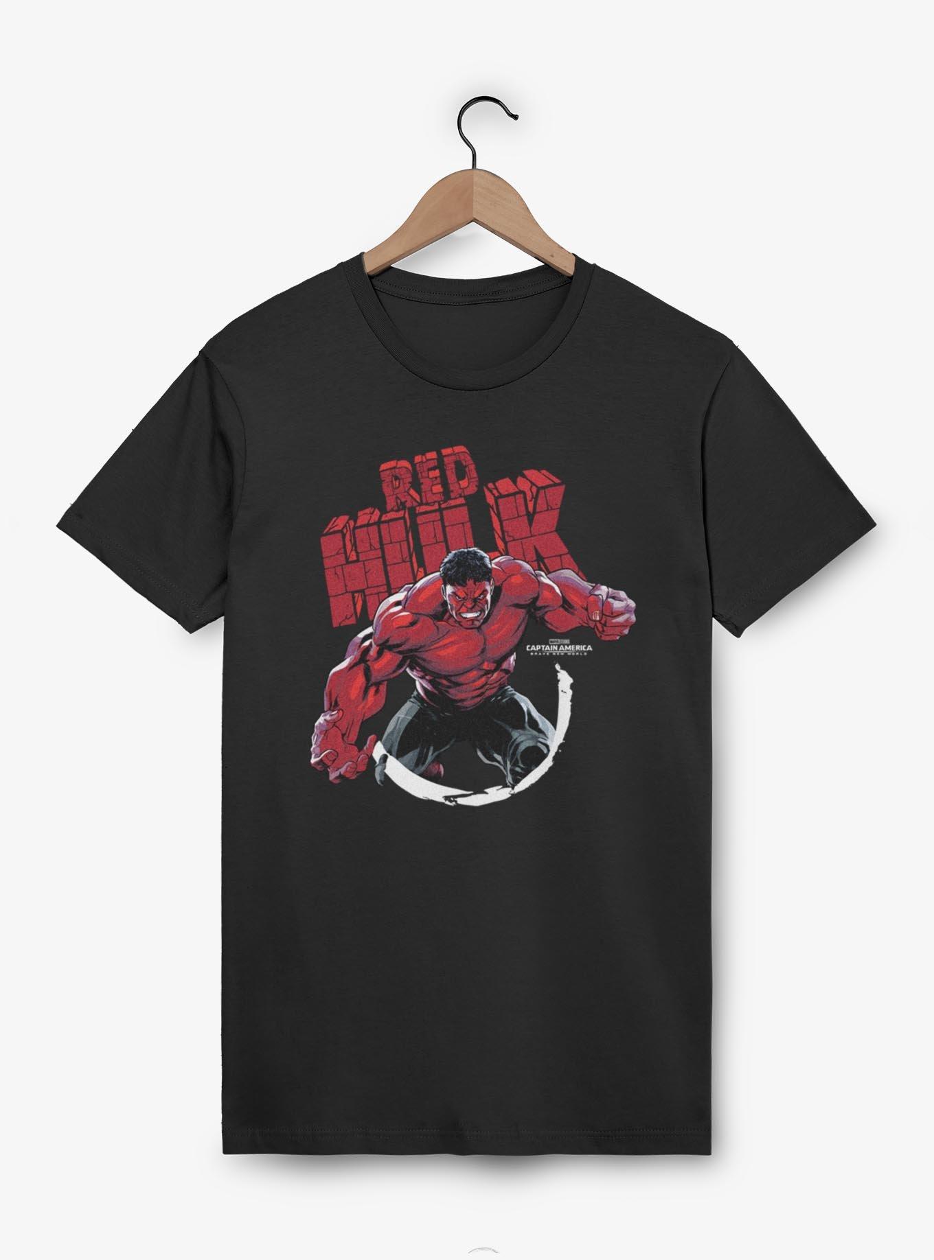 Marvel Captain America: Brave New World Red Hulk Circle Stone T-Shirt, , hi-res