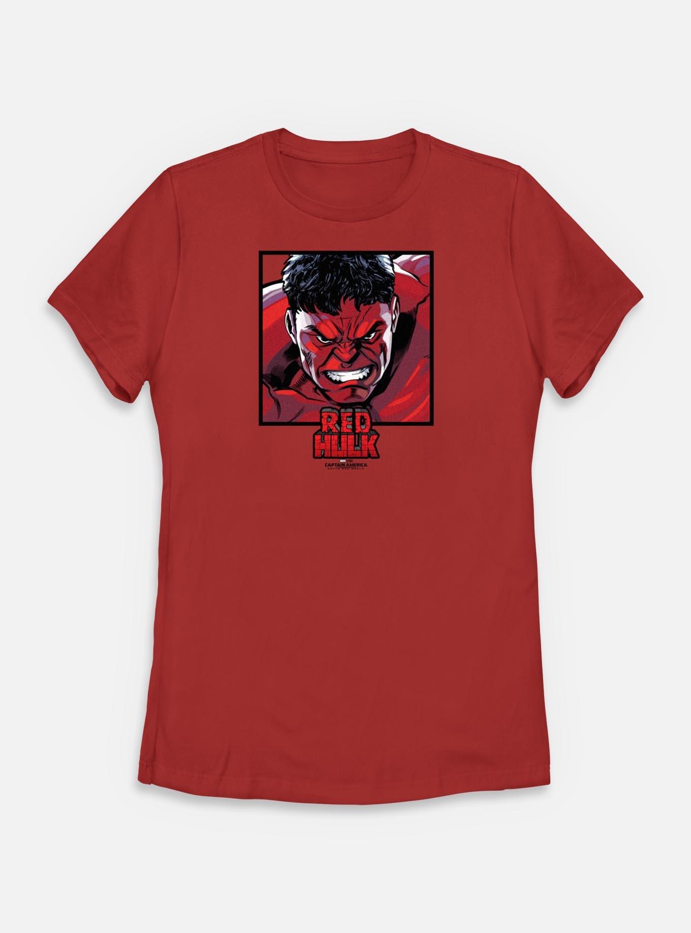 Marvel Captain America: Brave New World Red Hulk Squared Womens T-Shirt, , hi-res