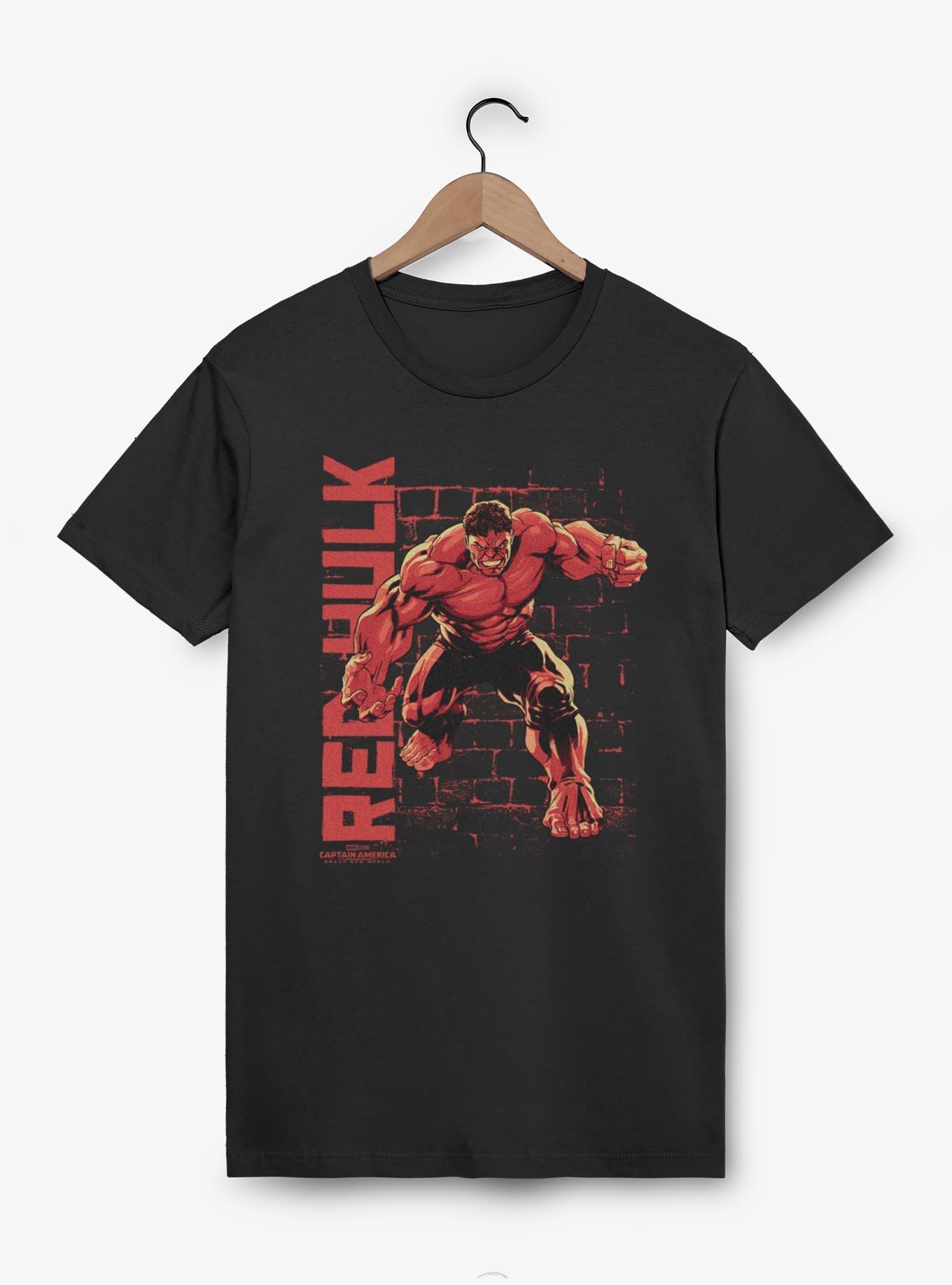 Marvel Captain America: Brave New World Stone Wall Red Hulk T-Shirt, , hi-res