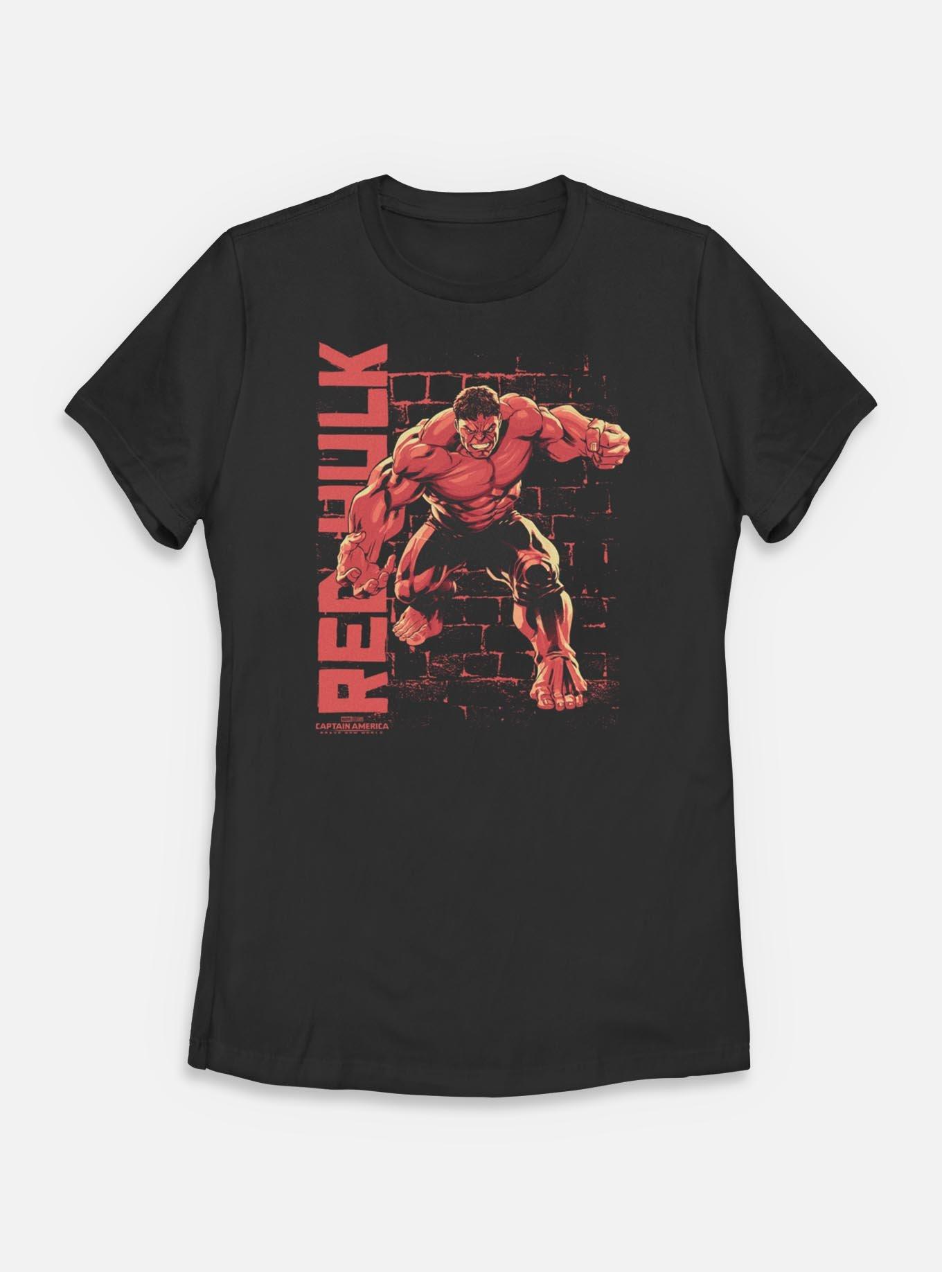 Marvel Captain America: Brave New World Stone Wall Red Hulk Womens T-Shirt, , hi-res