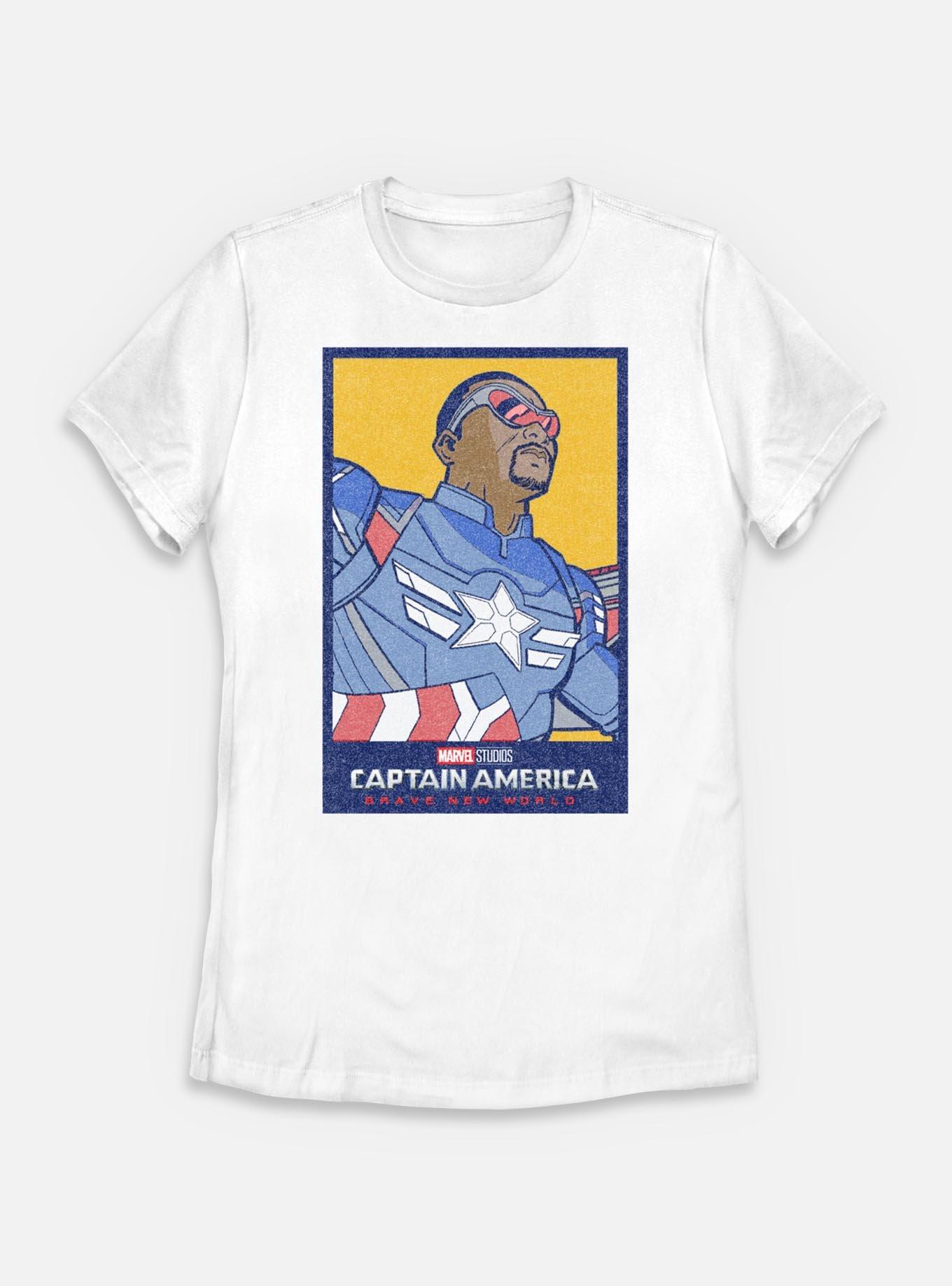 Marvel Captain America: Brave New World Pose Womens T-Shirt, , hi-res