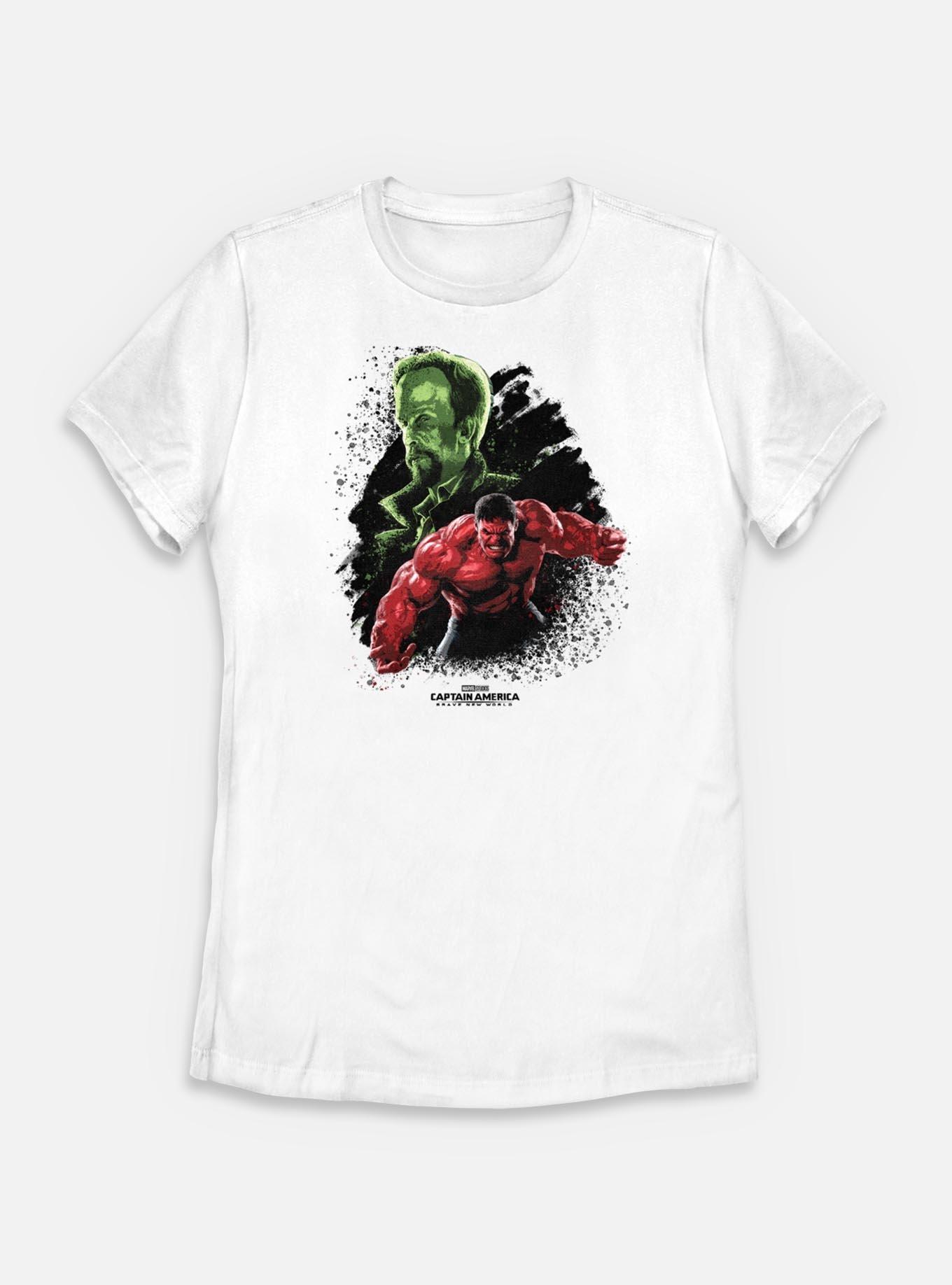 Marvel Captain America: Brave New World Leader And Red Hulk Womens T-Shirt, , hi-res