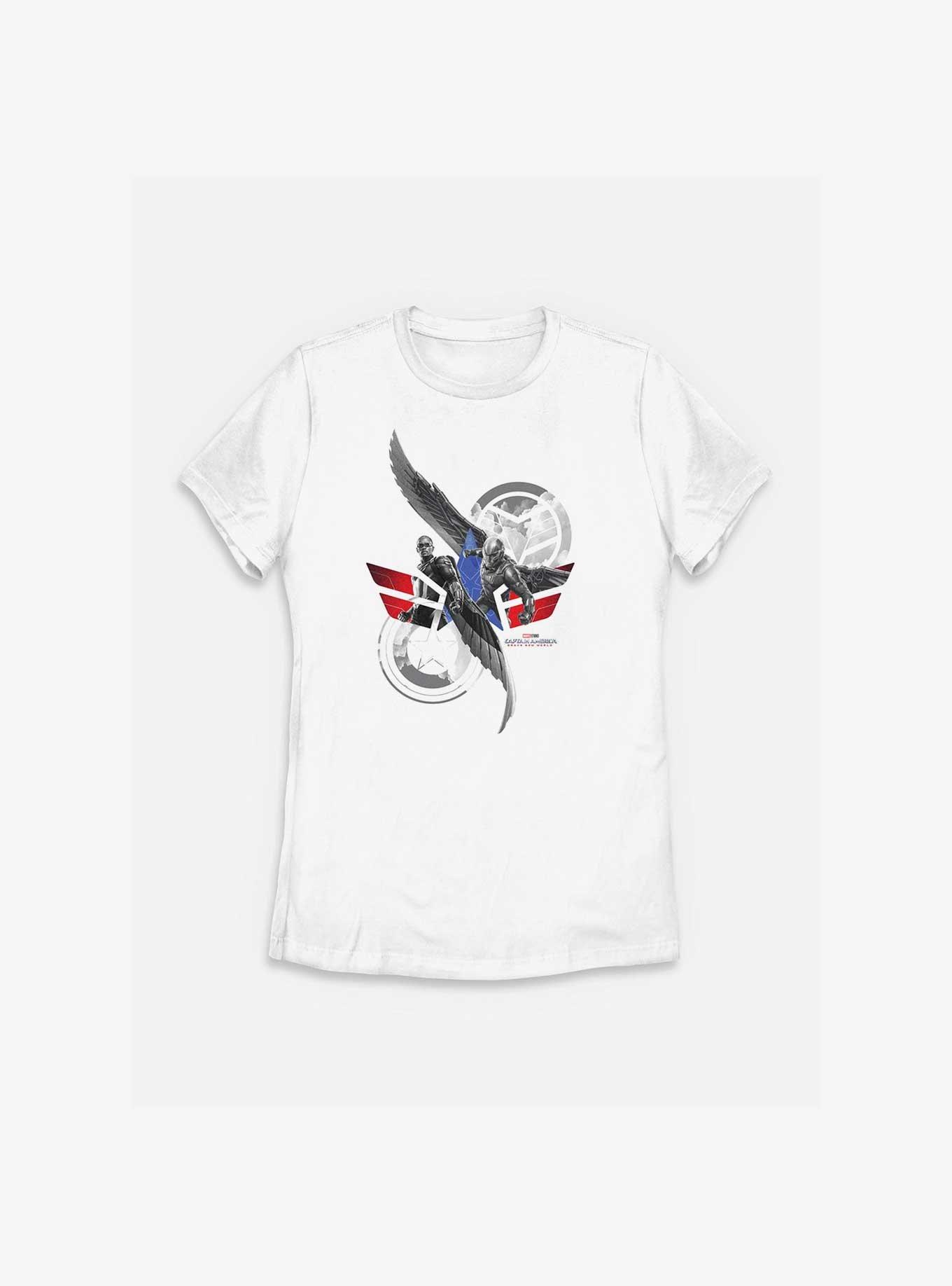 Marvel Captain America: Brave New World Team Womens T-Shirt, WHITE, hi-res
