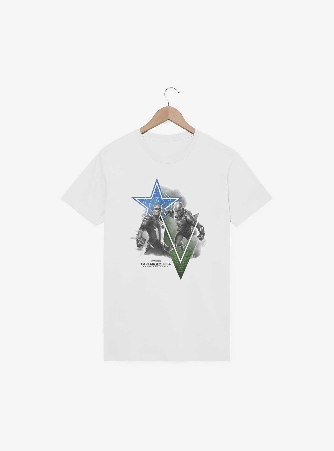 Marvel Captain America: Brave New World Ready To Fight T-Shirt, WHITE, hi-res