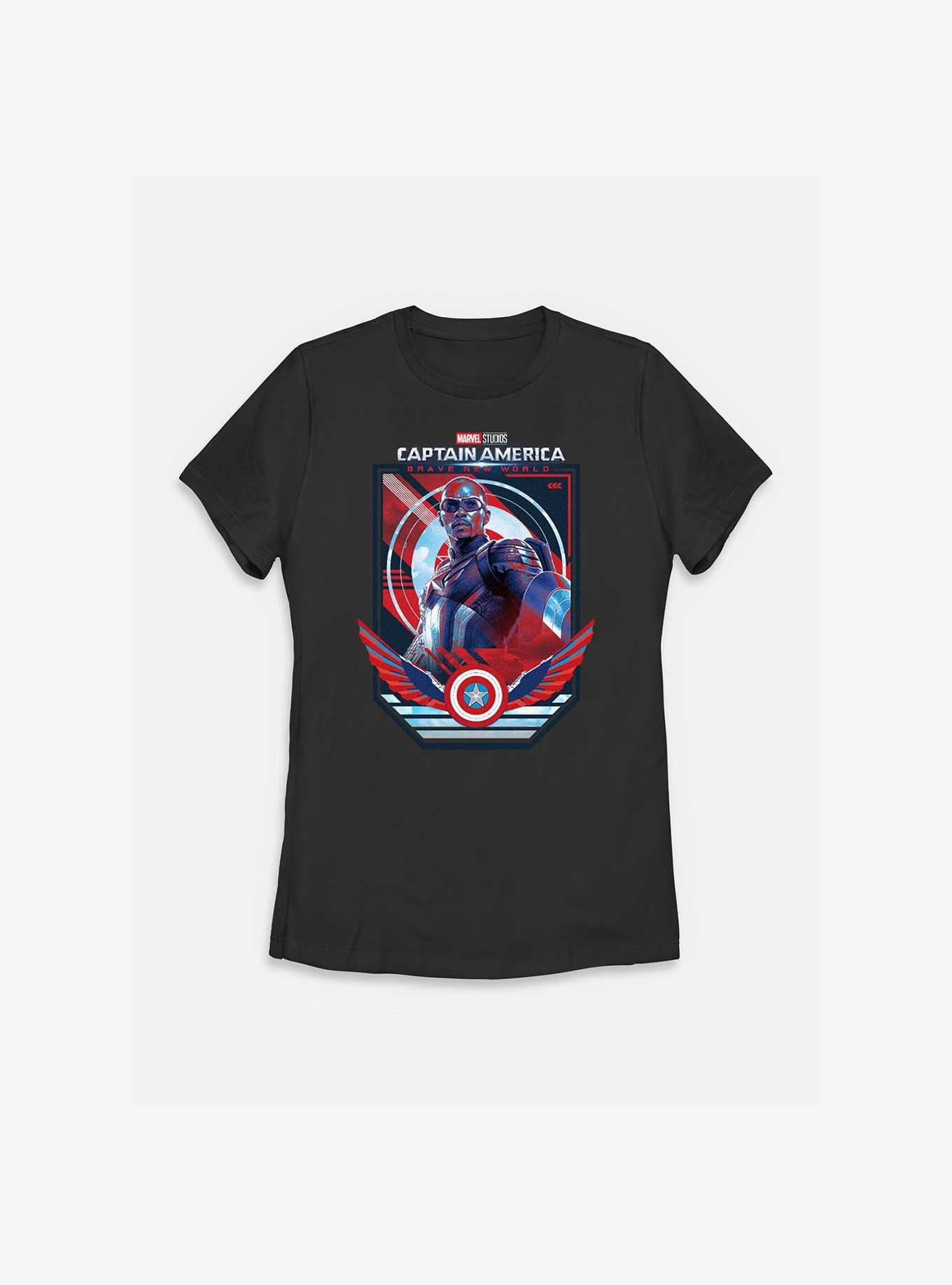 Marvel Captain America: Brave New World Captain Pose Womens T-Shirt, , hi-res