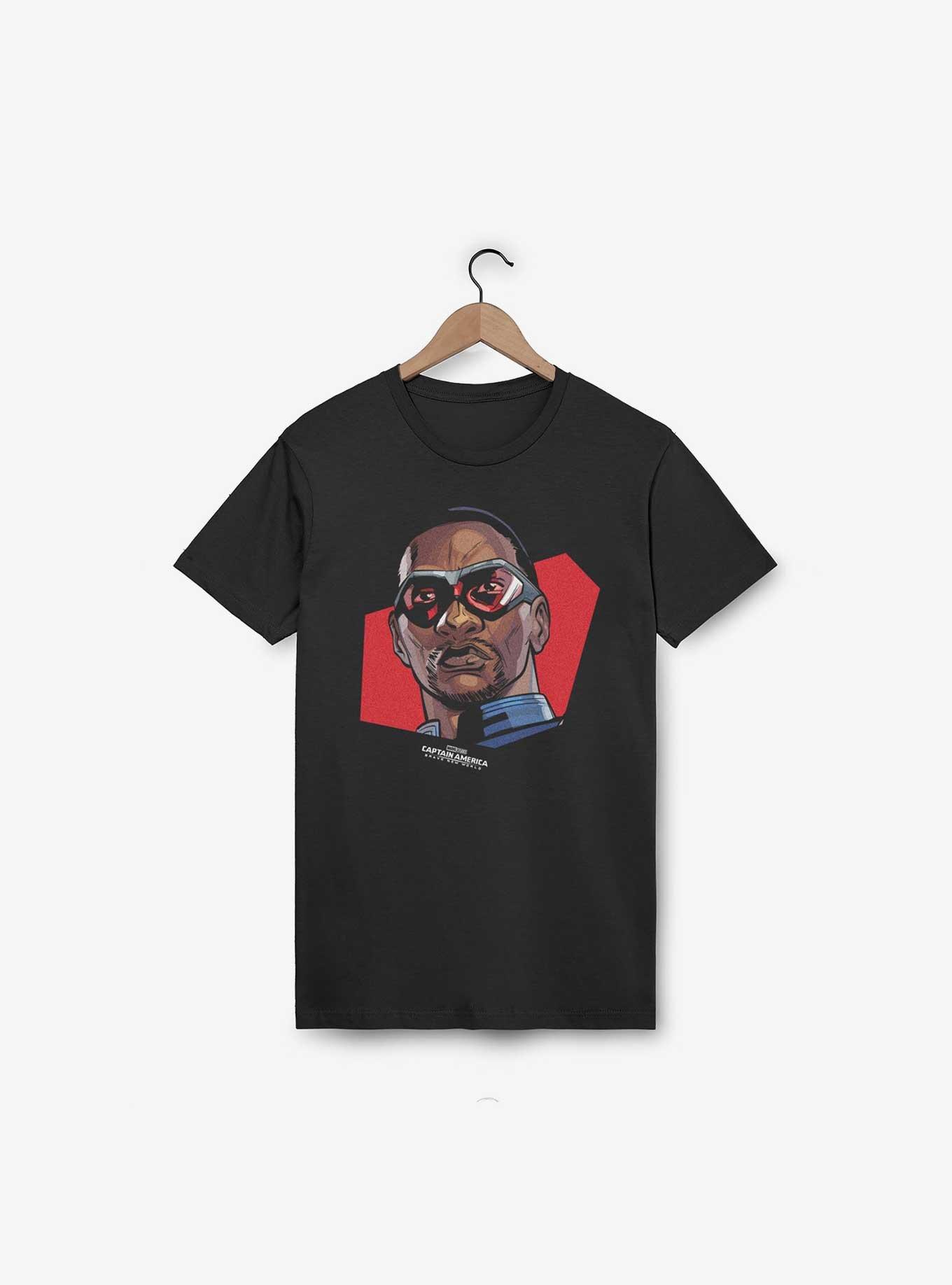 Marvel Captain America: Brave New World Glasses Pose T-Shirt, BLACK, hi-res