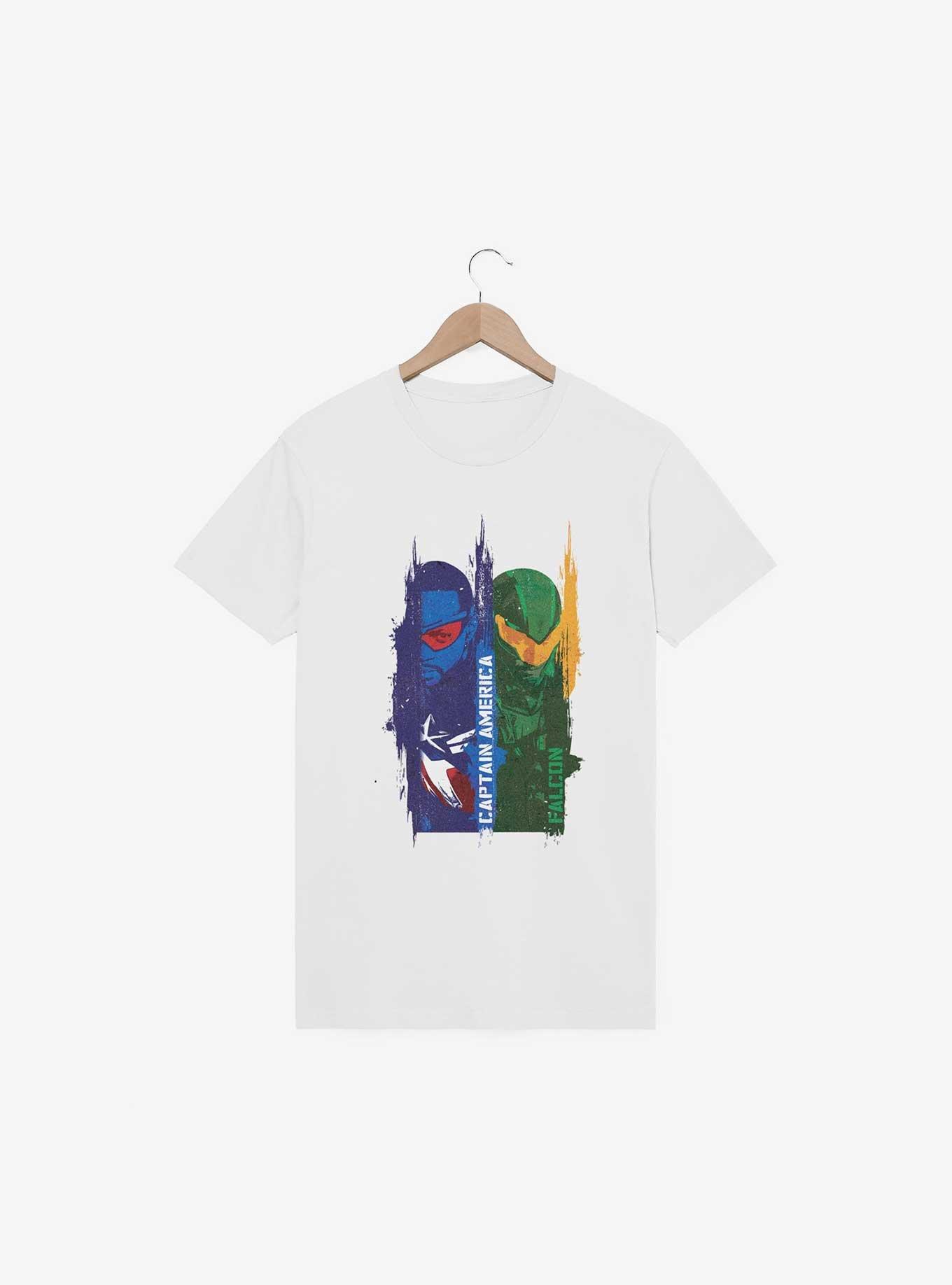 Marvel Captain America: Brave New World Split Faces T-Shirt, WHITE, hi-res