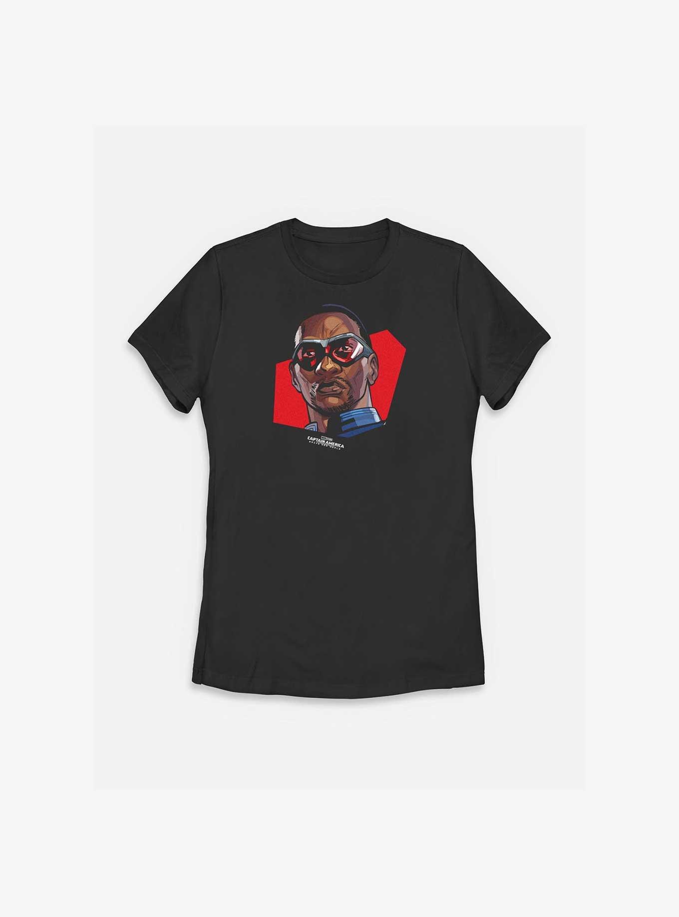 Marvel Captain America: Brave New World Glasses Pose Womens T-Shirt, BLACK, hi-res