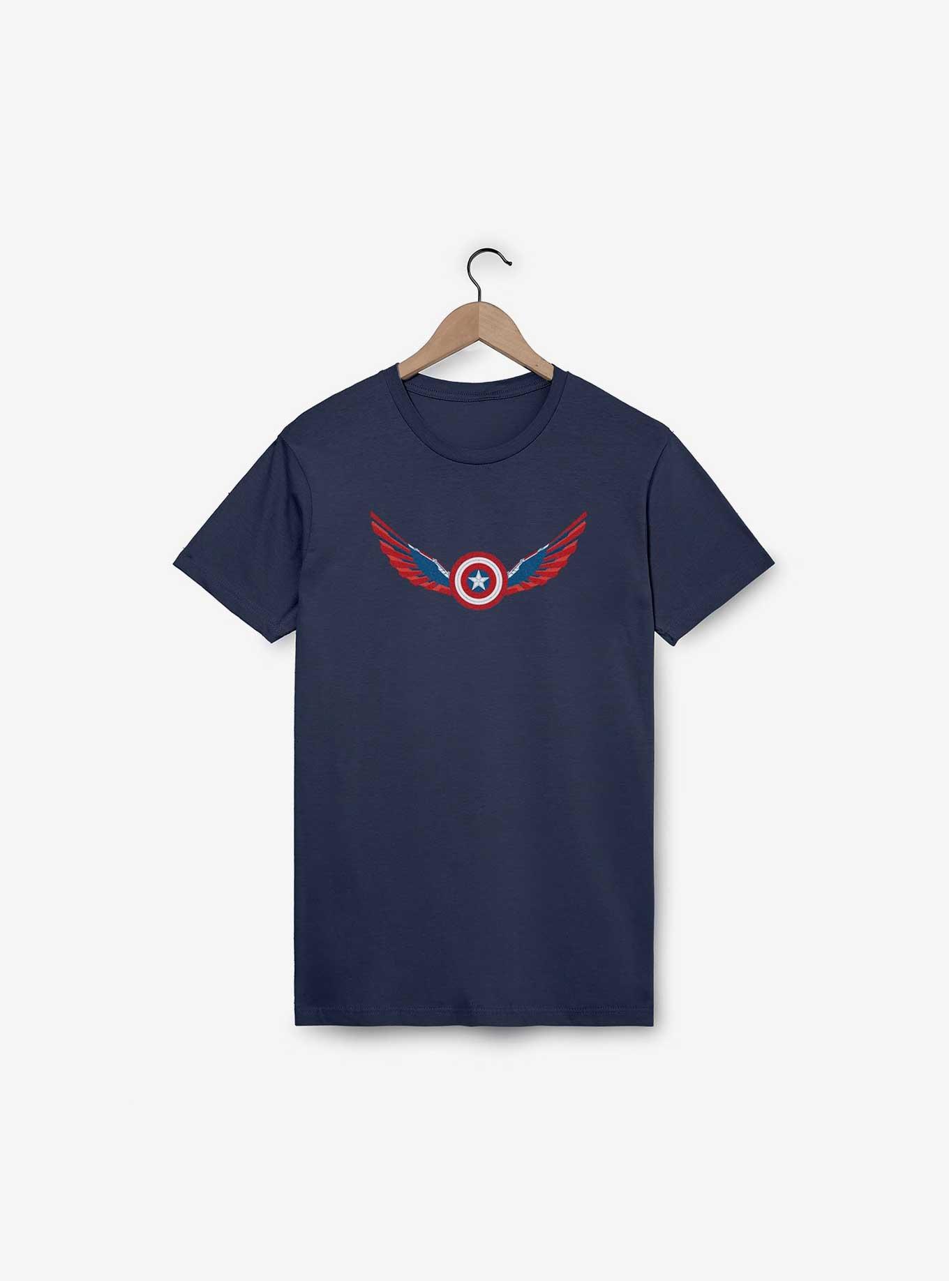 Marvel Captain America: Brave New World Wings Shield Falcon T-Shirt, , hi-res
