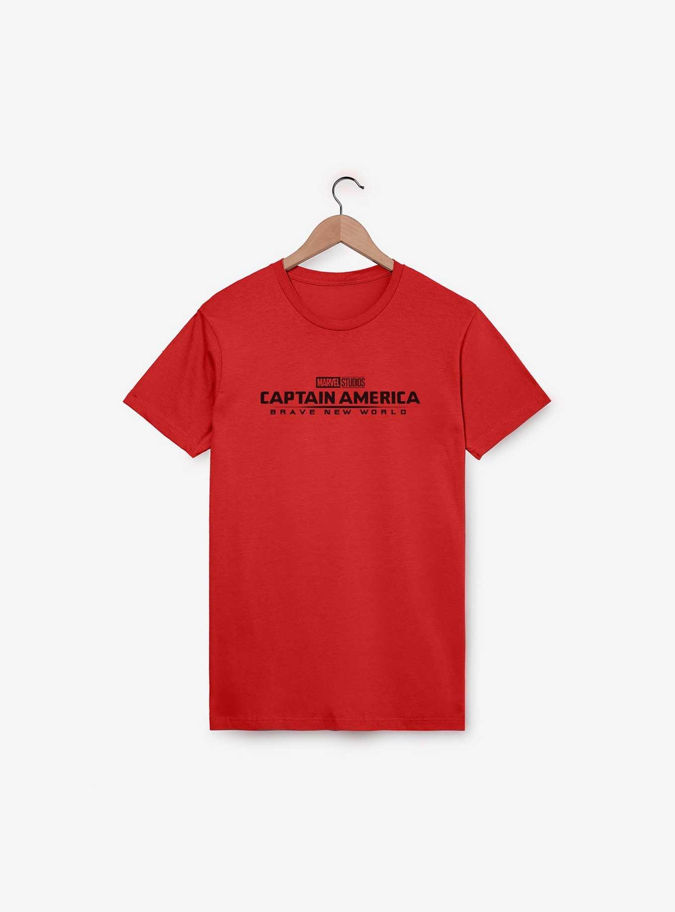 Marvel Captain America: Brave New World Logo T-Shirt, RED, hi-res