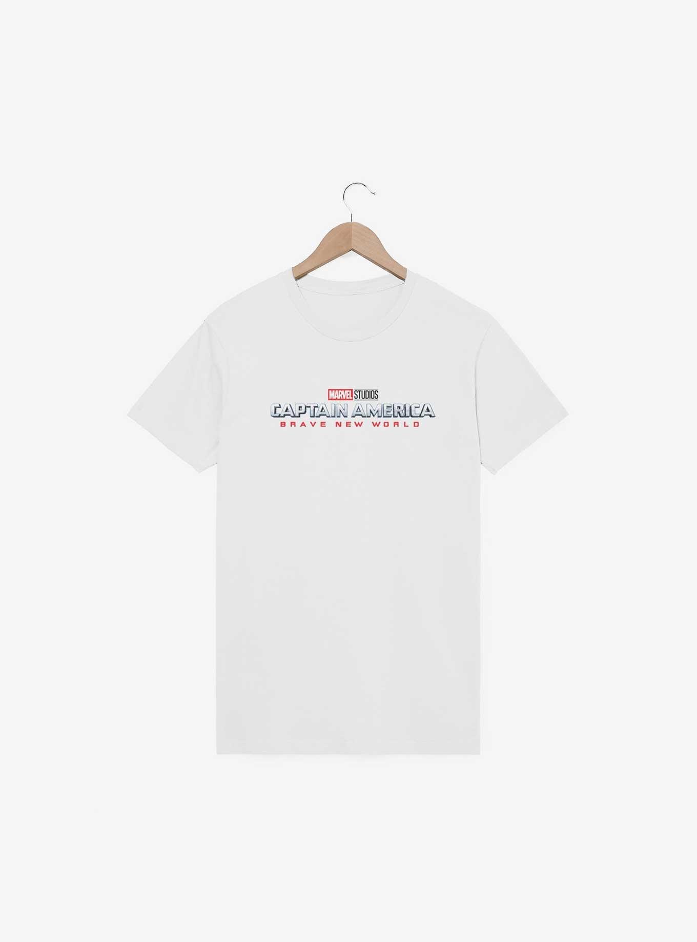 Marvel Captain America: Brave New World Color Logo T-Shirt, WHITE, hi-res