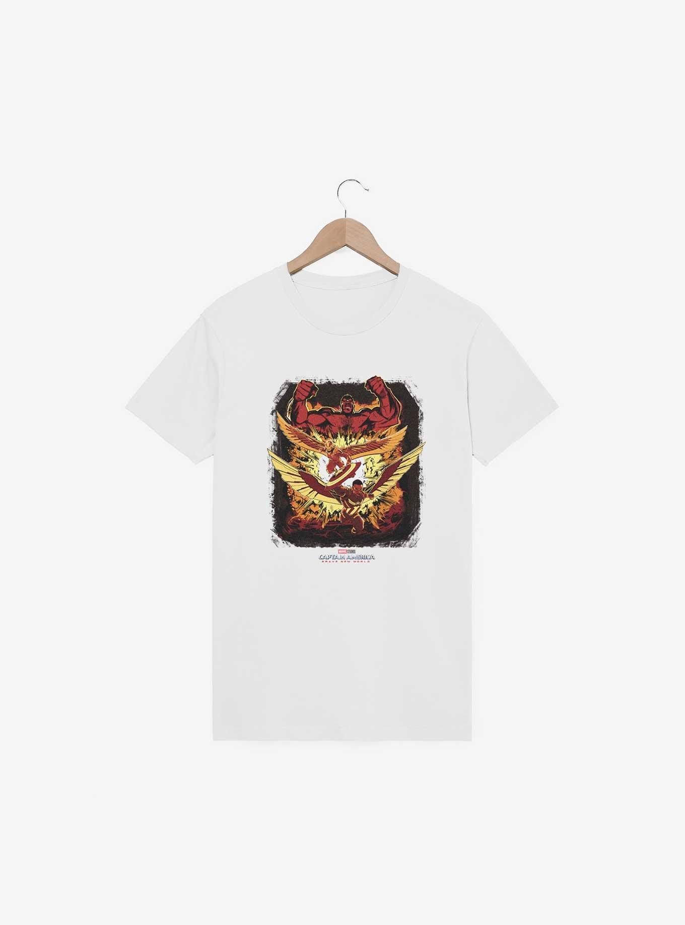 Marvel Captain America: Brave New World Red Hulk And Captain America T-Shirt, , hi-res