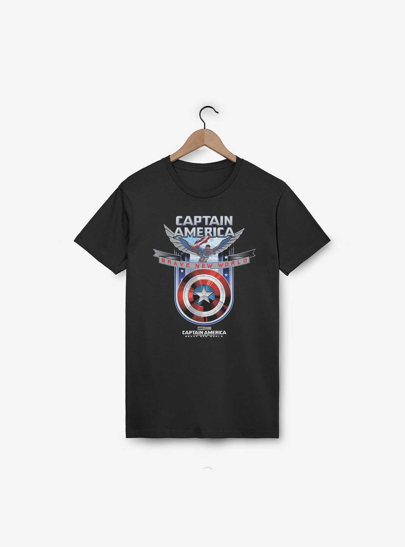 Marvel Captain America: Brave New World Shield T-Shirt, BLACK, hi-res