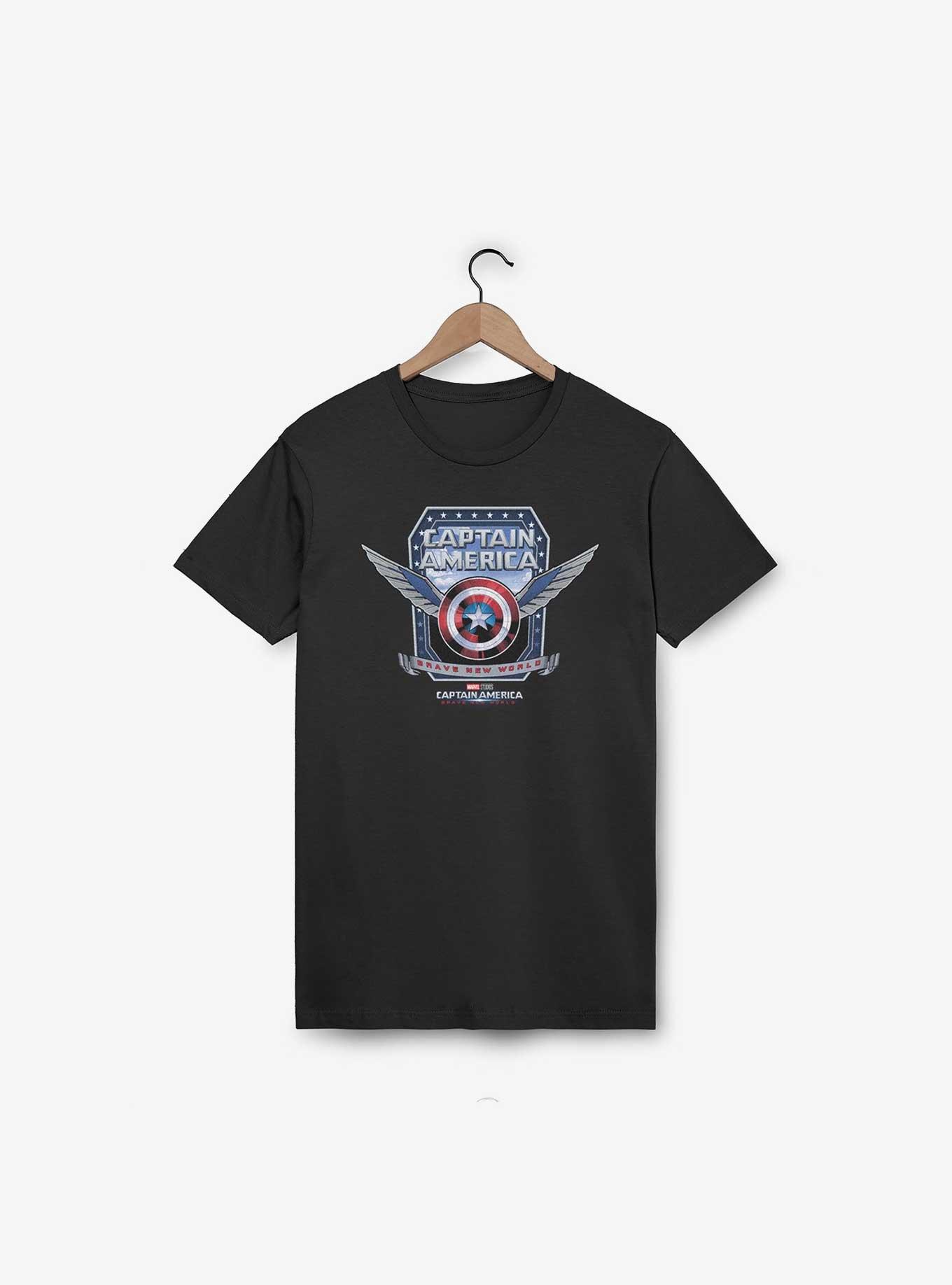 Marvel Captain America: Brave New World Shield Wings T-Shirt, BLACK, hi-res