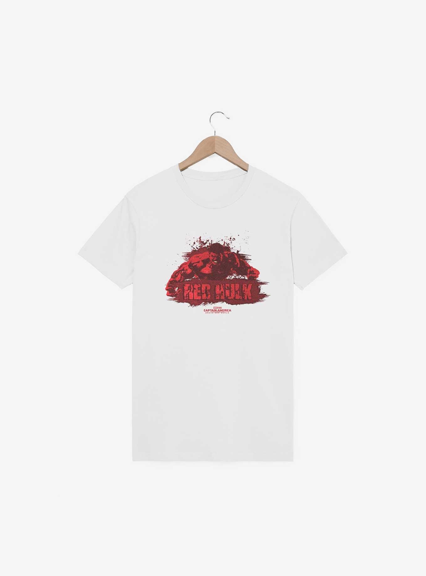 Marvel Captain America: Brave New World Red Hulk Splash T-Shirt, WHITE, hi-res