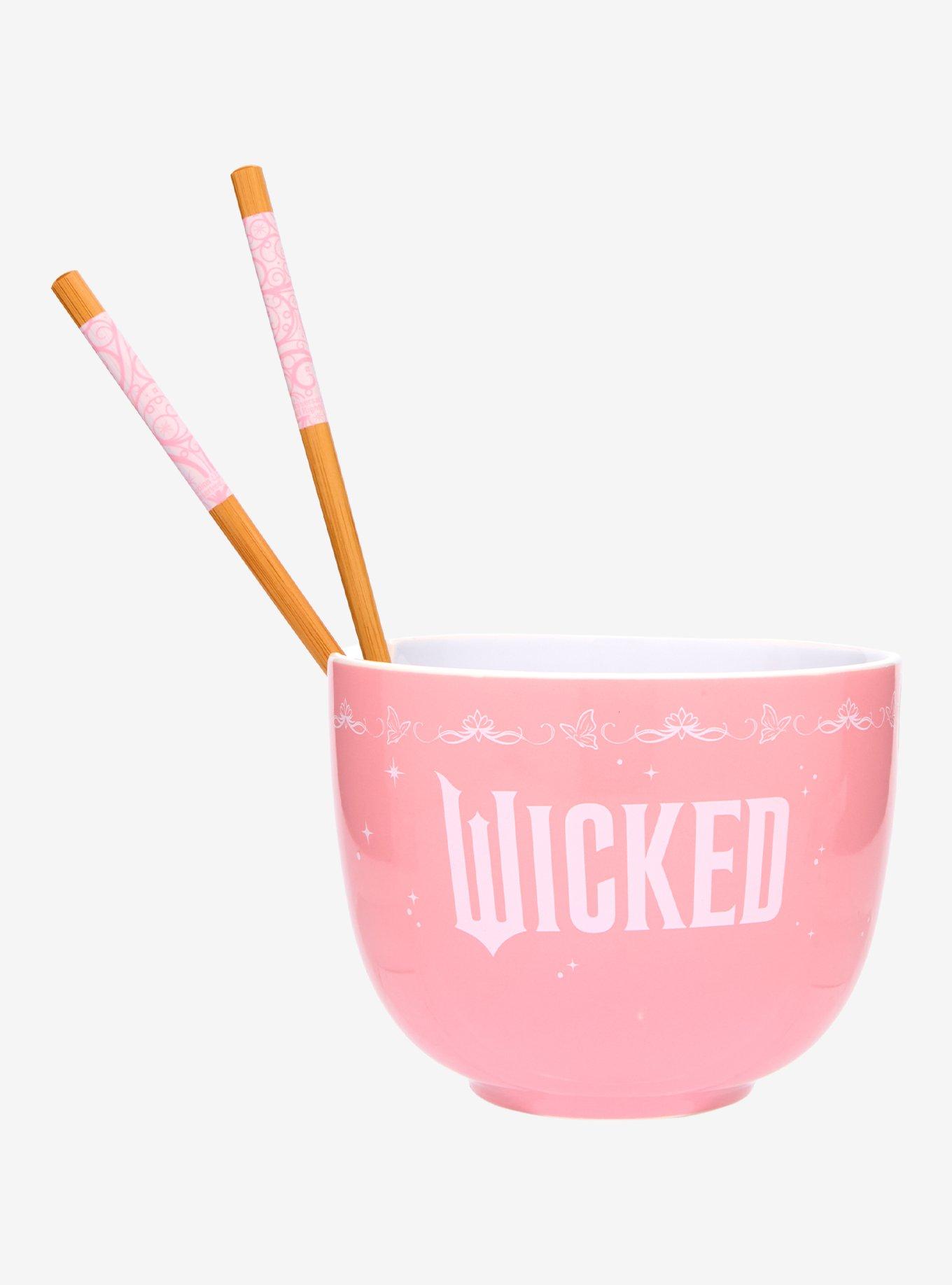 Wicked Glinda So Popular Ramen Bowl with Chopsticks, , hi-res