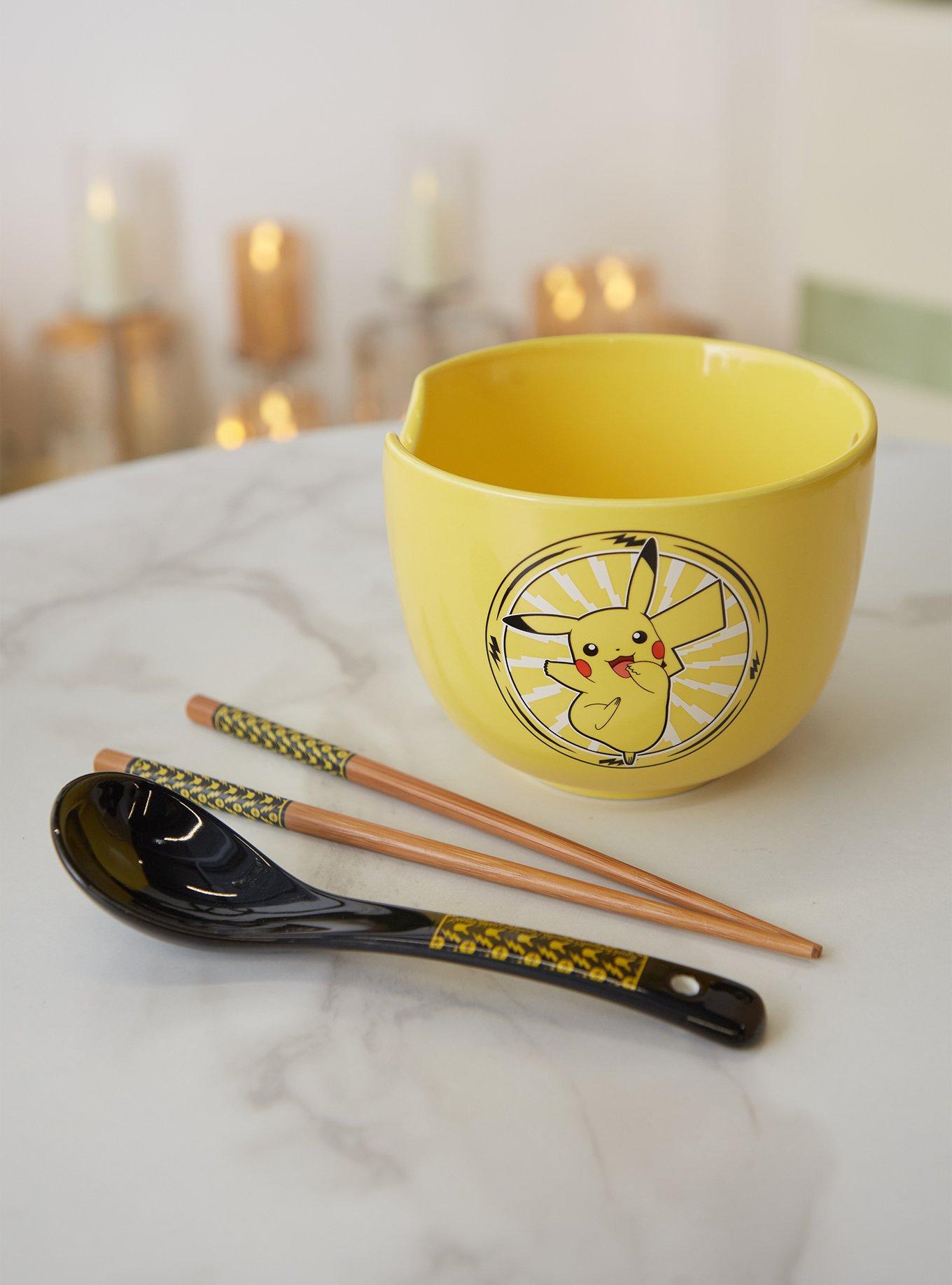Pokémon Pikachu Ramen Bowl, Chopsticks, & Spoon Set, , hi-res