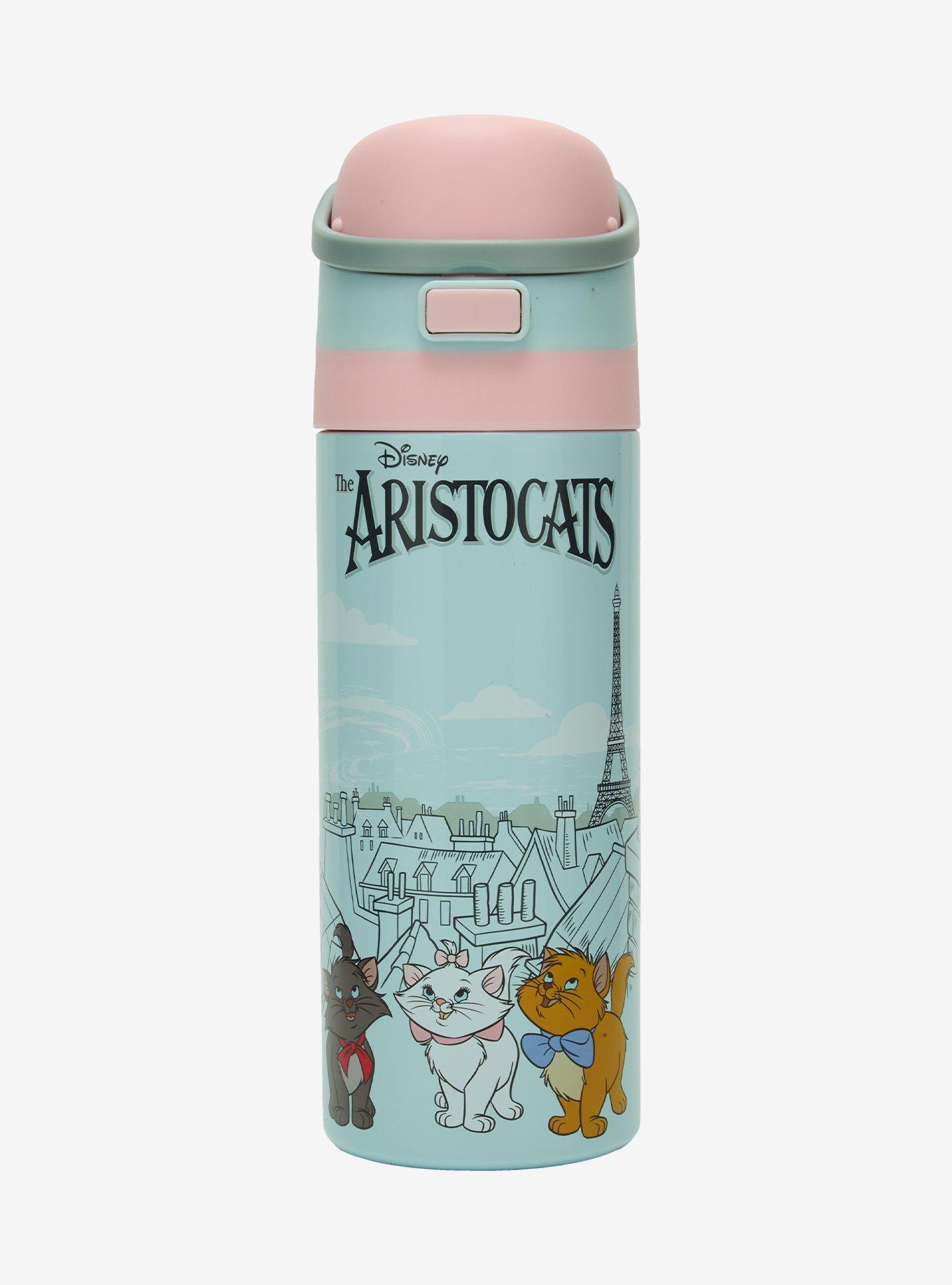 Disney The Aristocats Kittens Paris Skyline Water Bottle - BoxLunch Exclusive, , hi-res