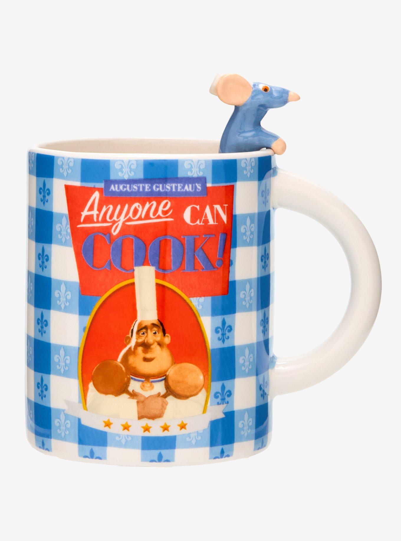 Disney Pixar Ratatouille Anyone Can Cook Mug with Remy Charm - BoxLunch Exclusive, , hi-res