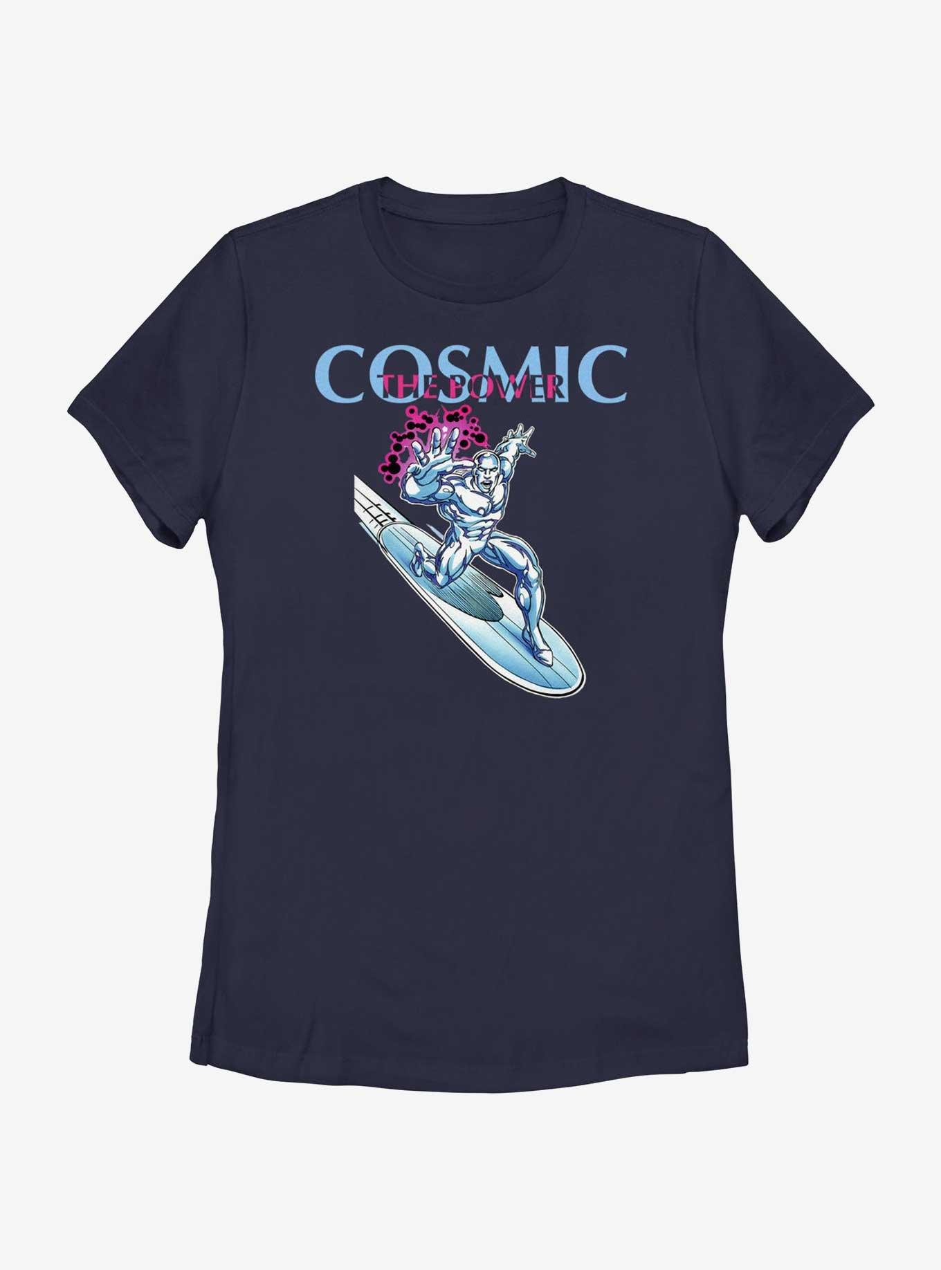 Marvel Fantastic Four Silver Surfer Womens T-Shirt, NAVY, hi-res