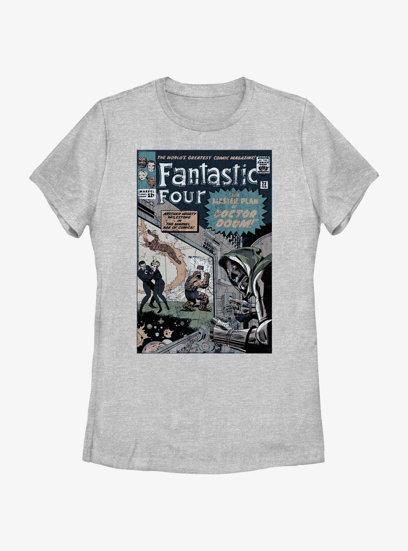 Marvel Fantastic Four Master Plan Womens T-Shirt, ATH HTR, hi-res