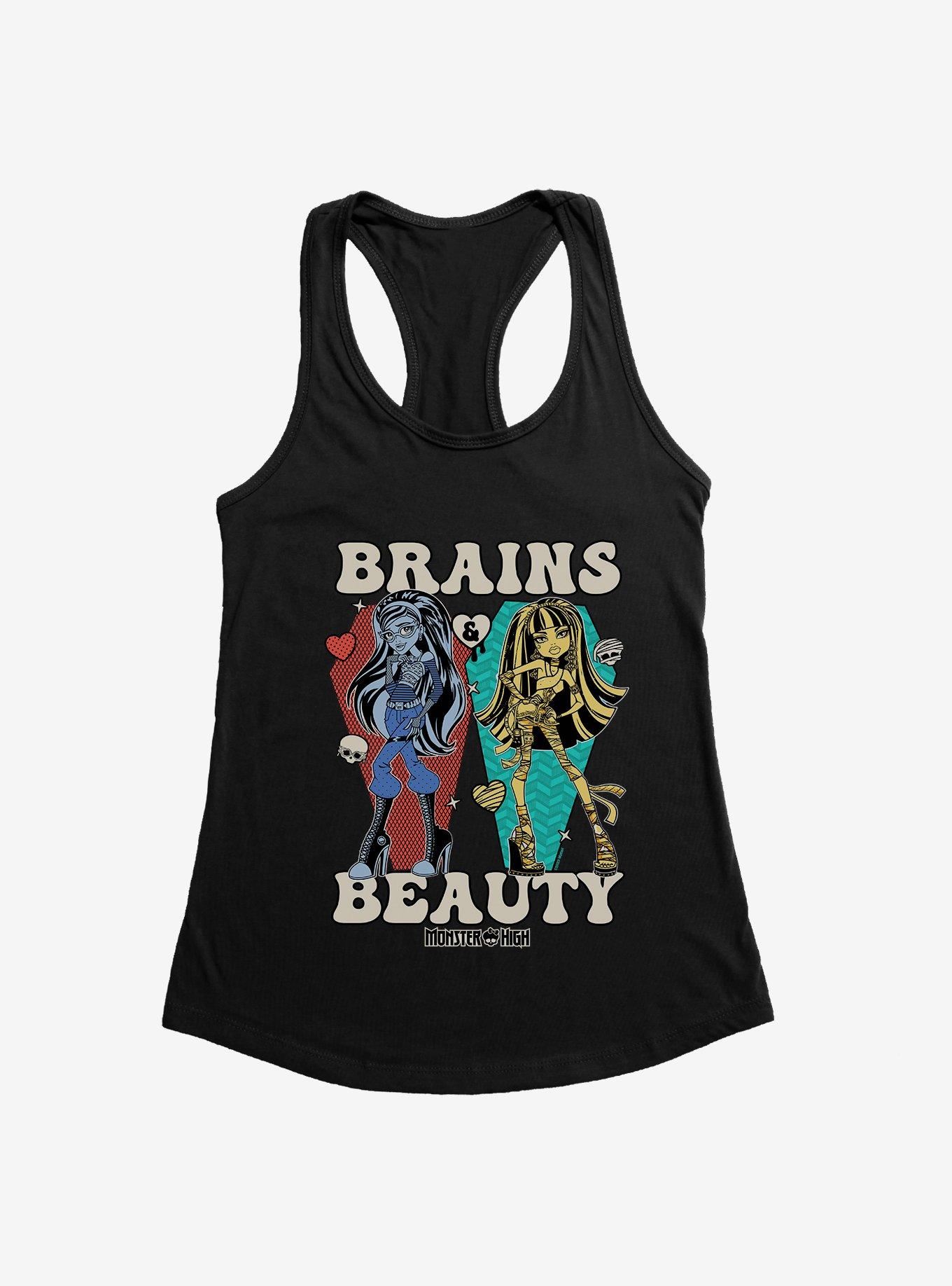 Monster High Brains And Beauty Ghoulia And Cleo Womens Tank,Specials : American Fashion Style Bags On Sale