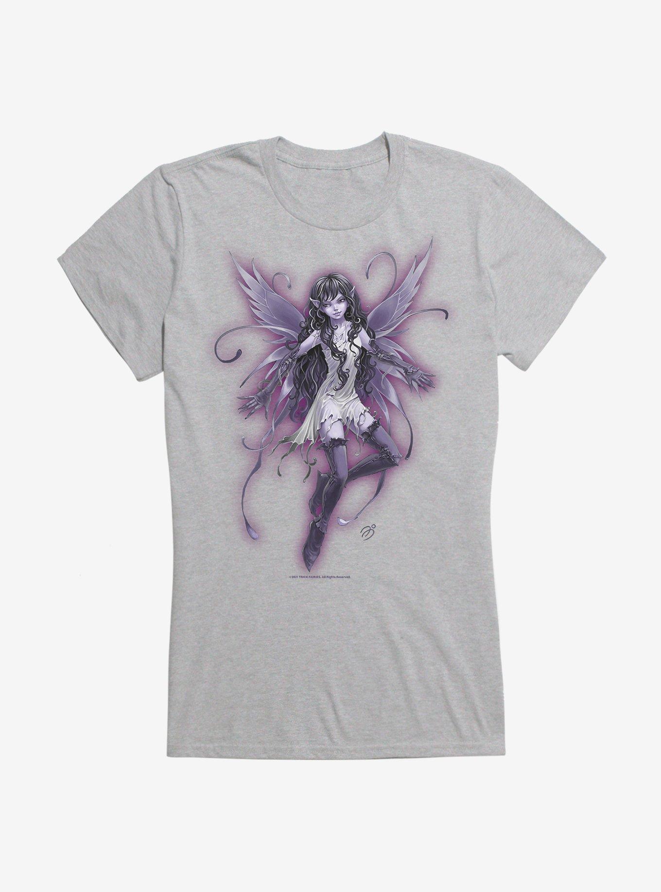 Fairies By Trick Purple Pixie Fairy Girls T-Shirt, SPORT GRAY, hi-res