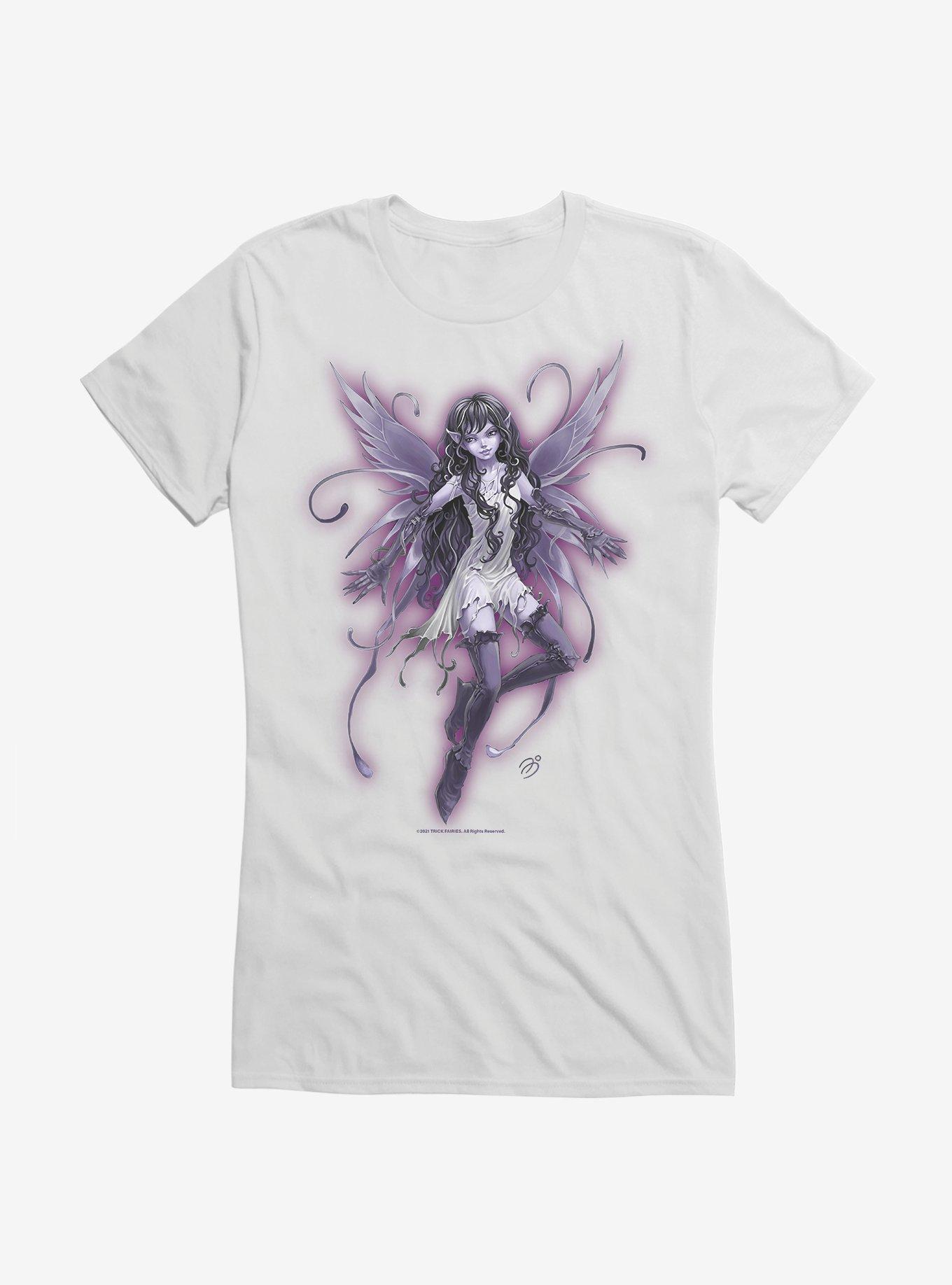 Fairies By Trick Purple Pixie Fairy Girls T-Shirt, WHITE, hi-res