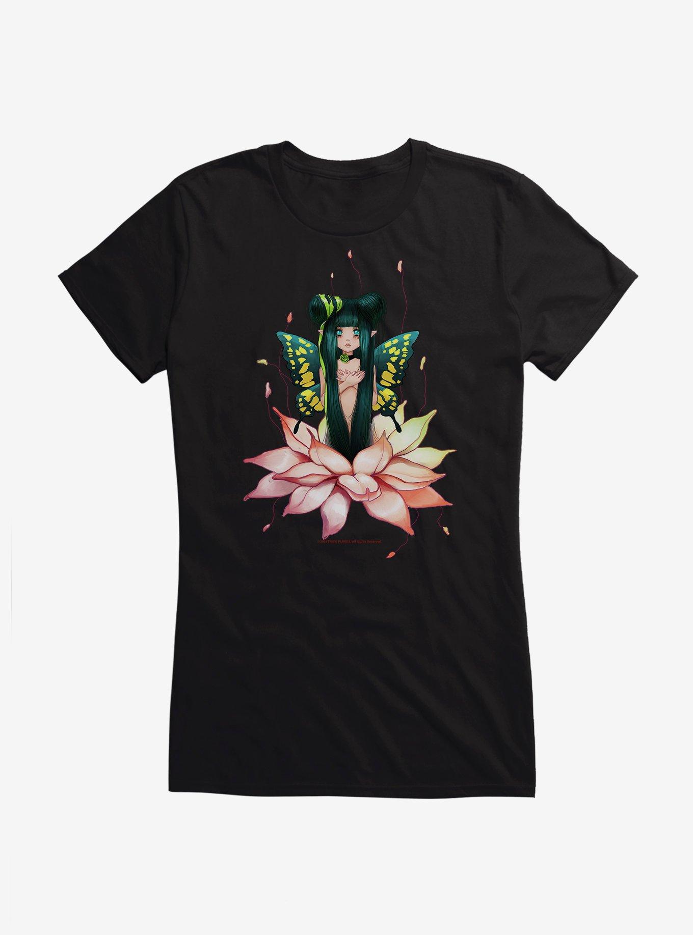 Fairies By Trick Space Buns Fairy Girls T-Shirt