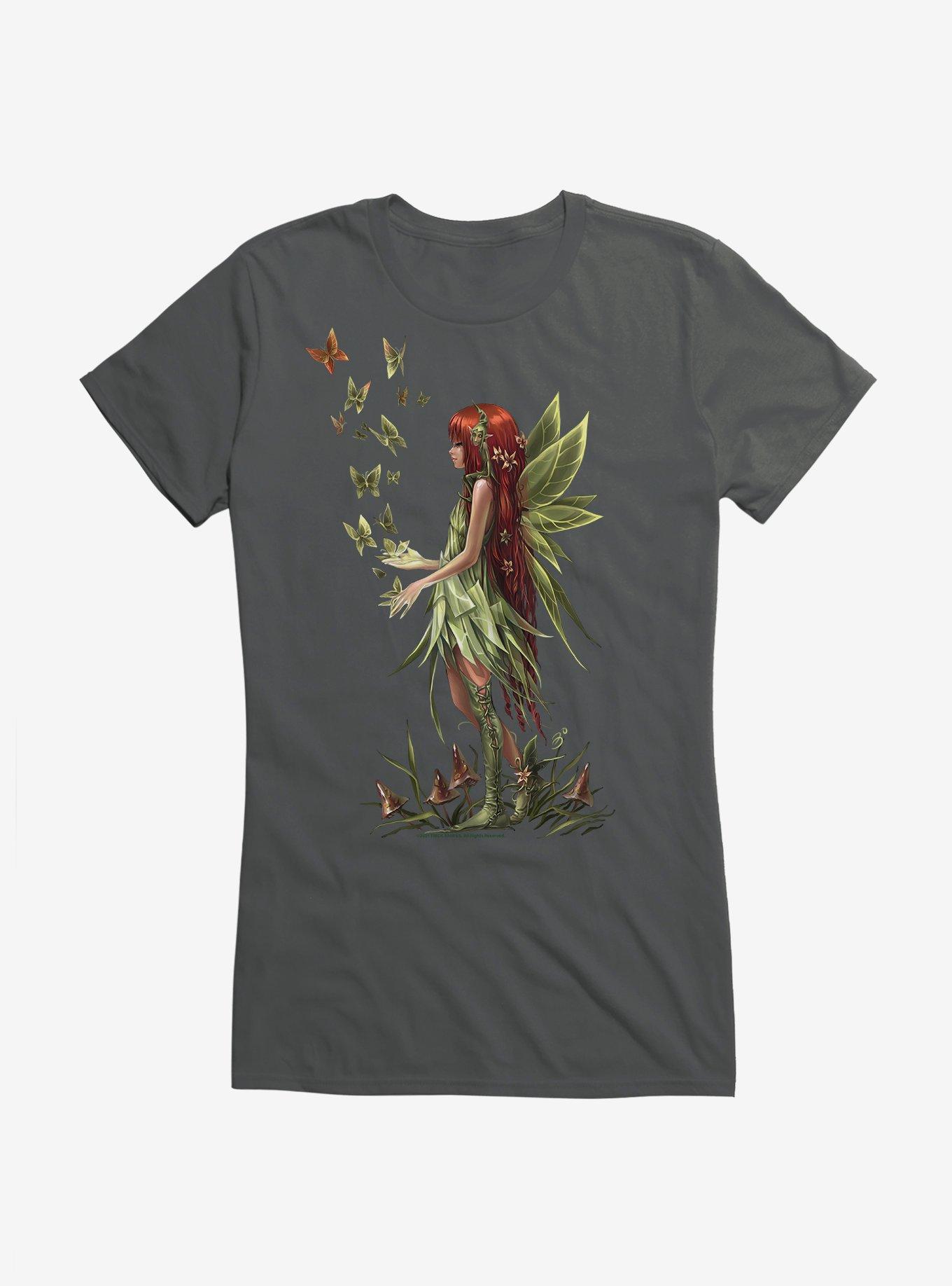 Fairies By Trick Sweet Green Fairy Girls T-Shirt