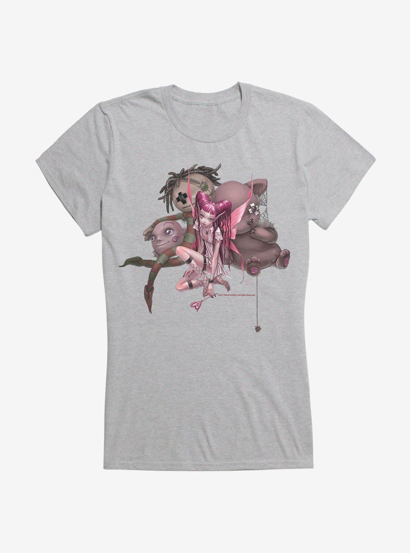 Fairies By Trick Teddy Fairy Girls T-Shirt