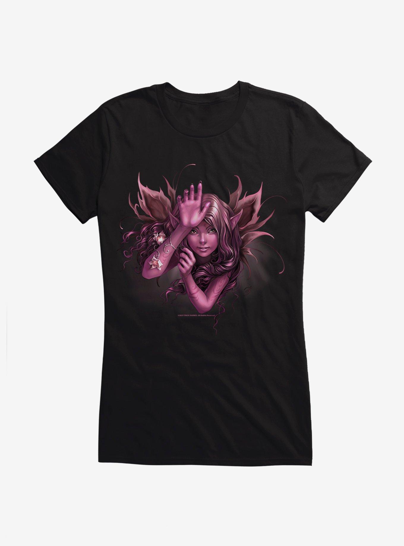Fairies By Trick Violet Fairy Girls T-Shirt