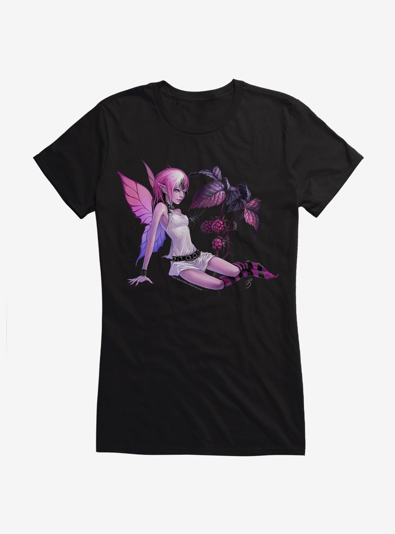 Fairies By Trick Emo Fairy Girls T-Shirt, BLACK, hi-res