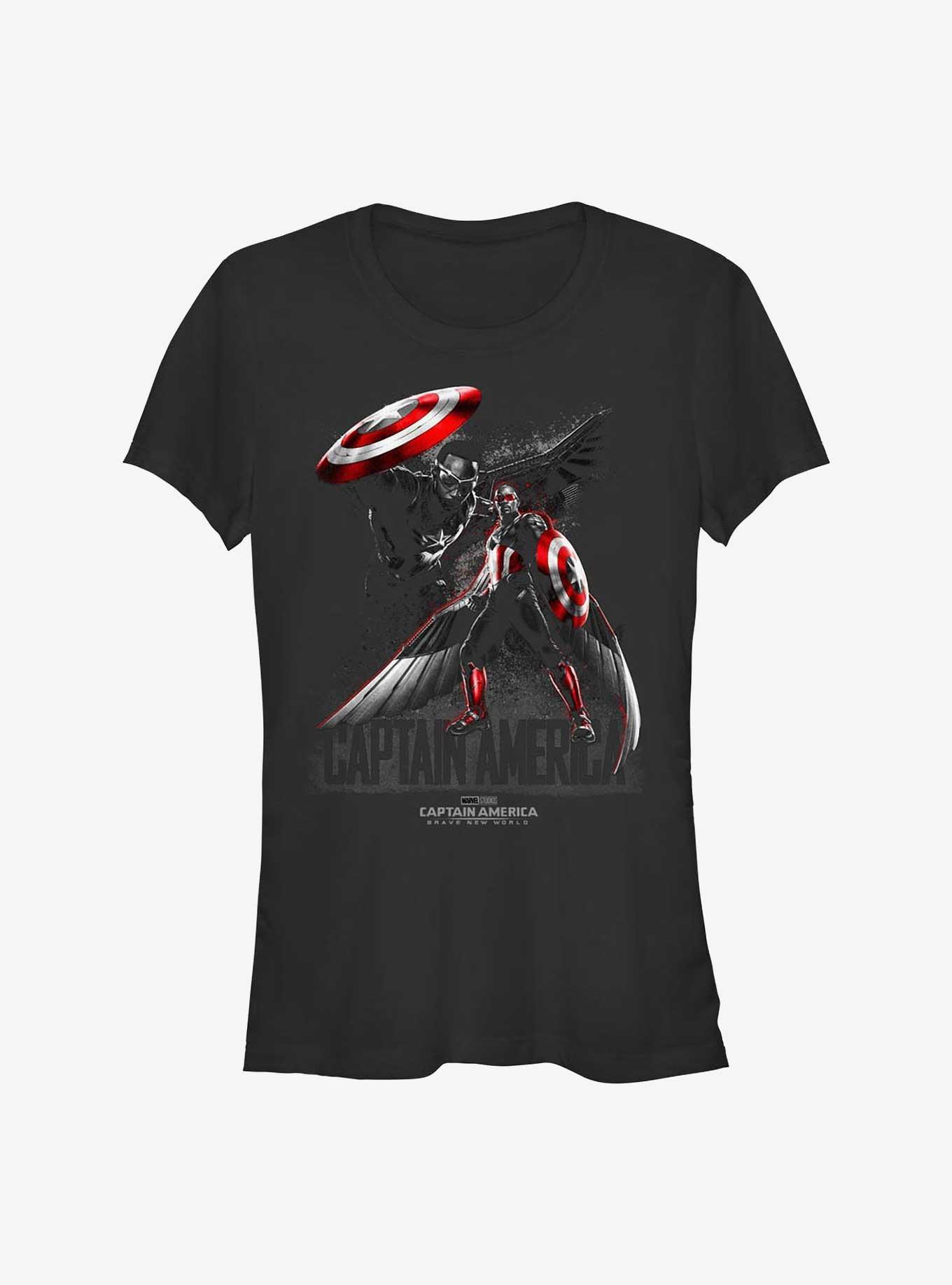 Marvel Captain America: Brave New World Brave Pose Girls T-Shirt, , hi-res