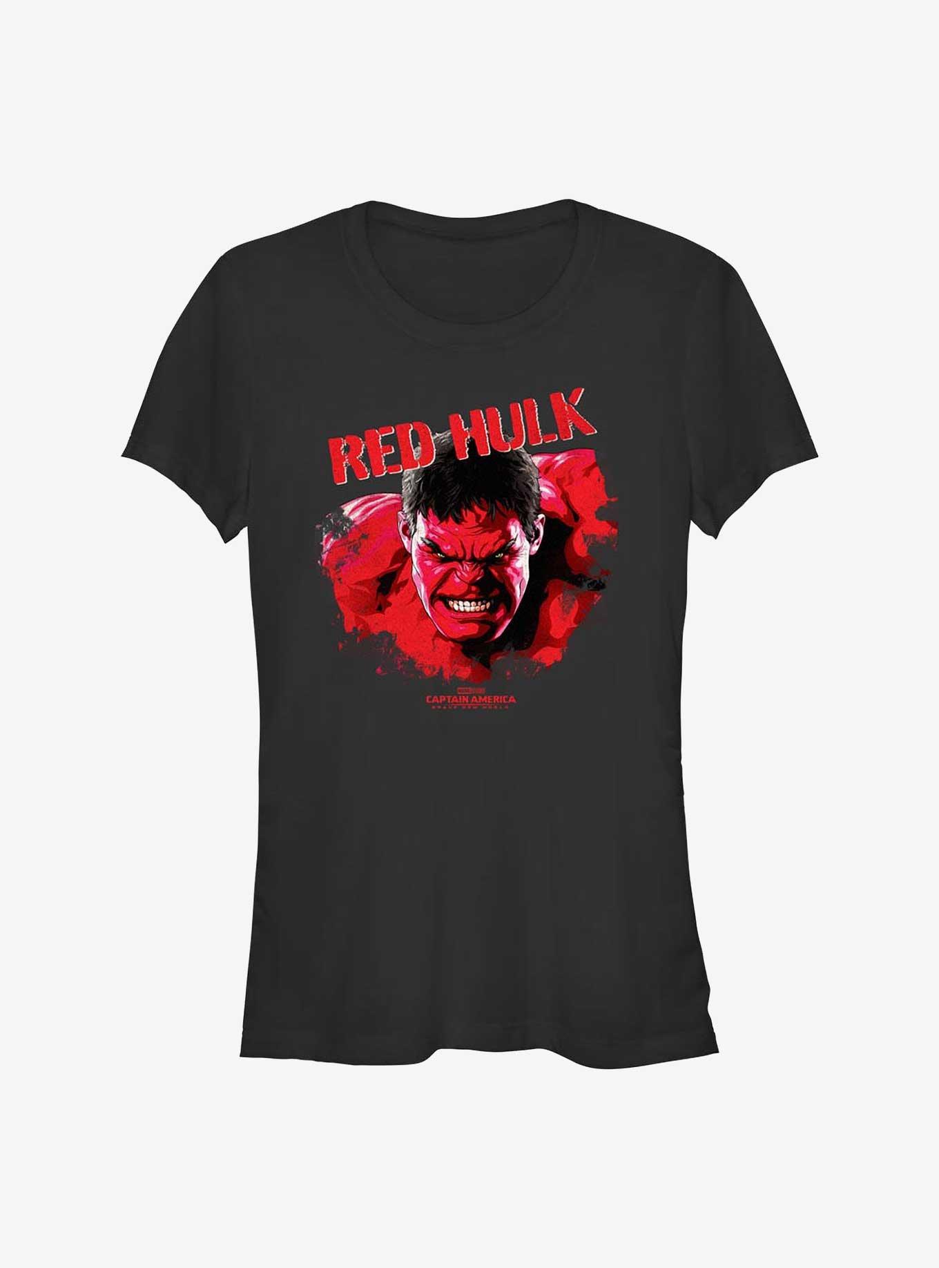 Marvel Captain America: Brave New World Red Hulk Pose Girls T-Shirt