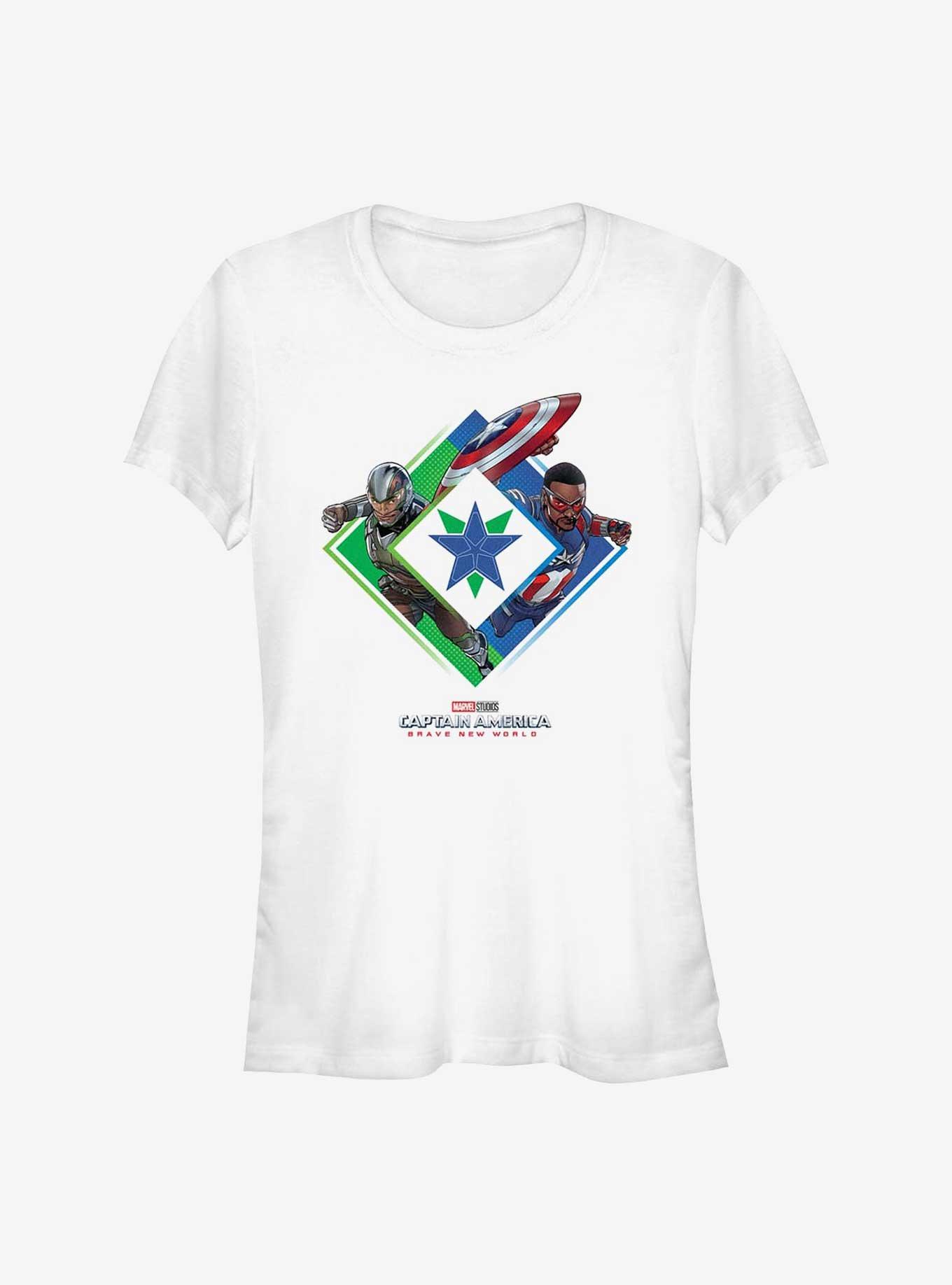 Marvel Captain America: Brave New World Fighting Together Girls T-Shirt
