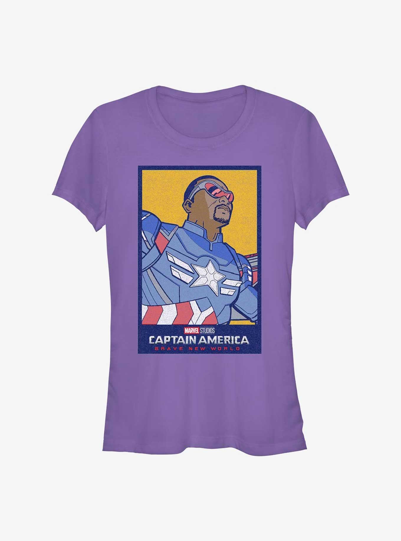 Marvel Captain America: Brave New World Captain America Girls T-Shirt