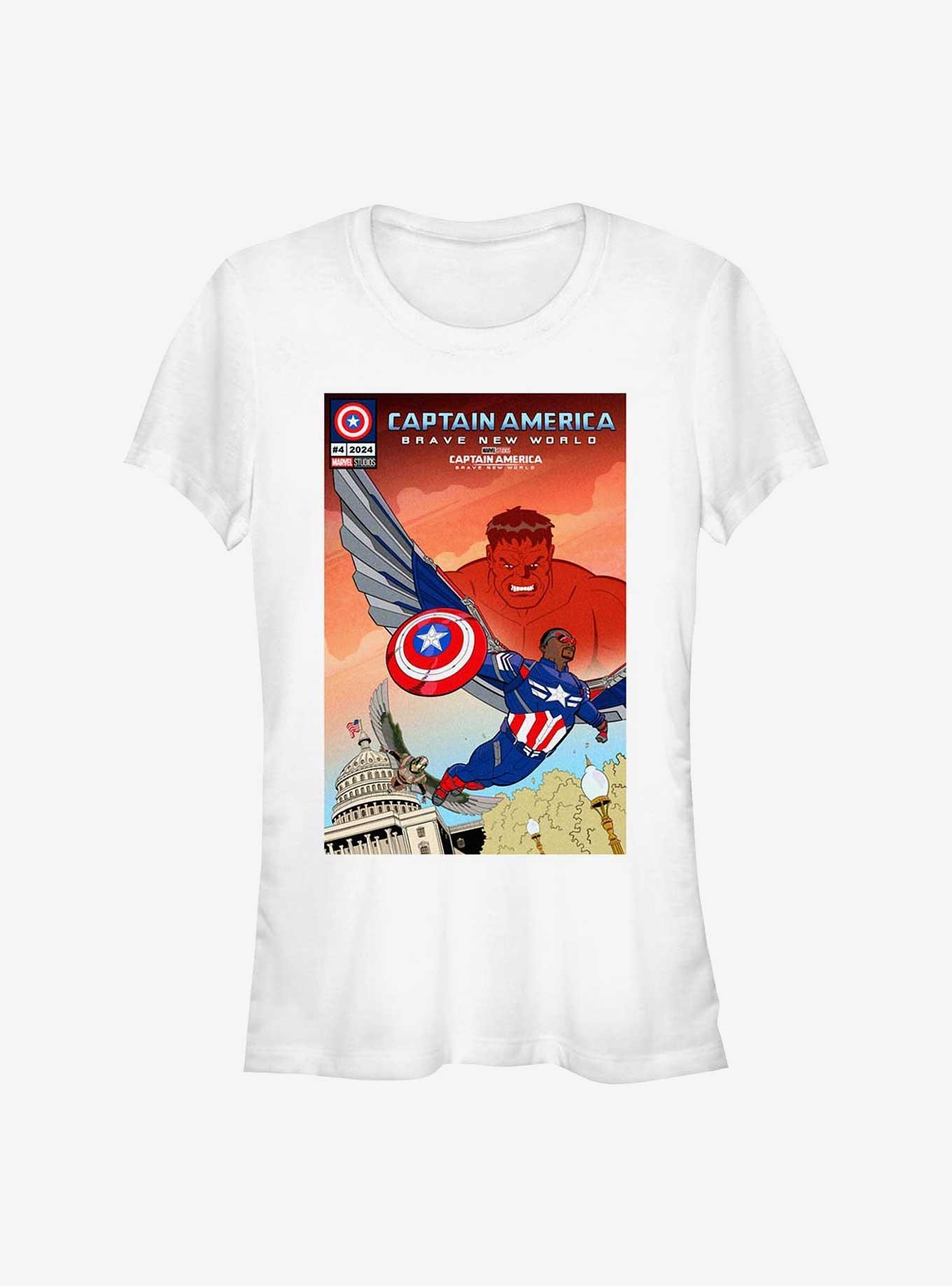 Marvel Captain America: Brave New World Comic Girls T-Shirt, , hi-res