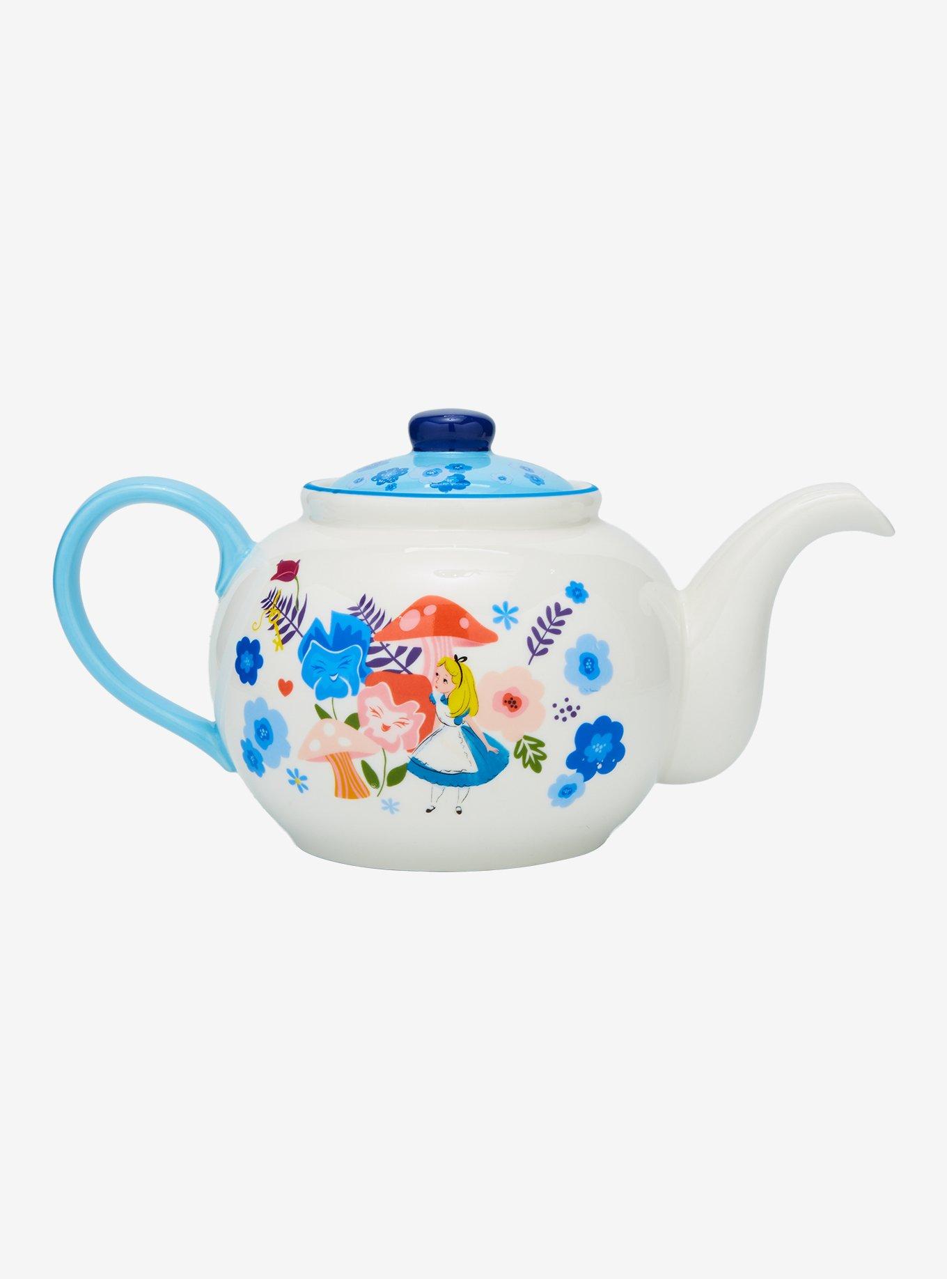 Disney Alice in Wonderland Floral Teapot