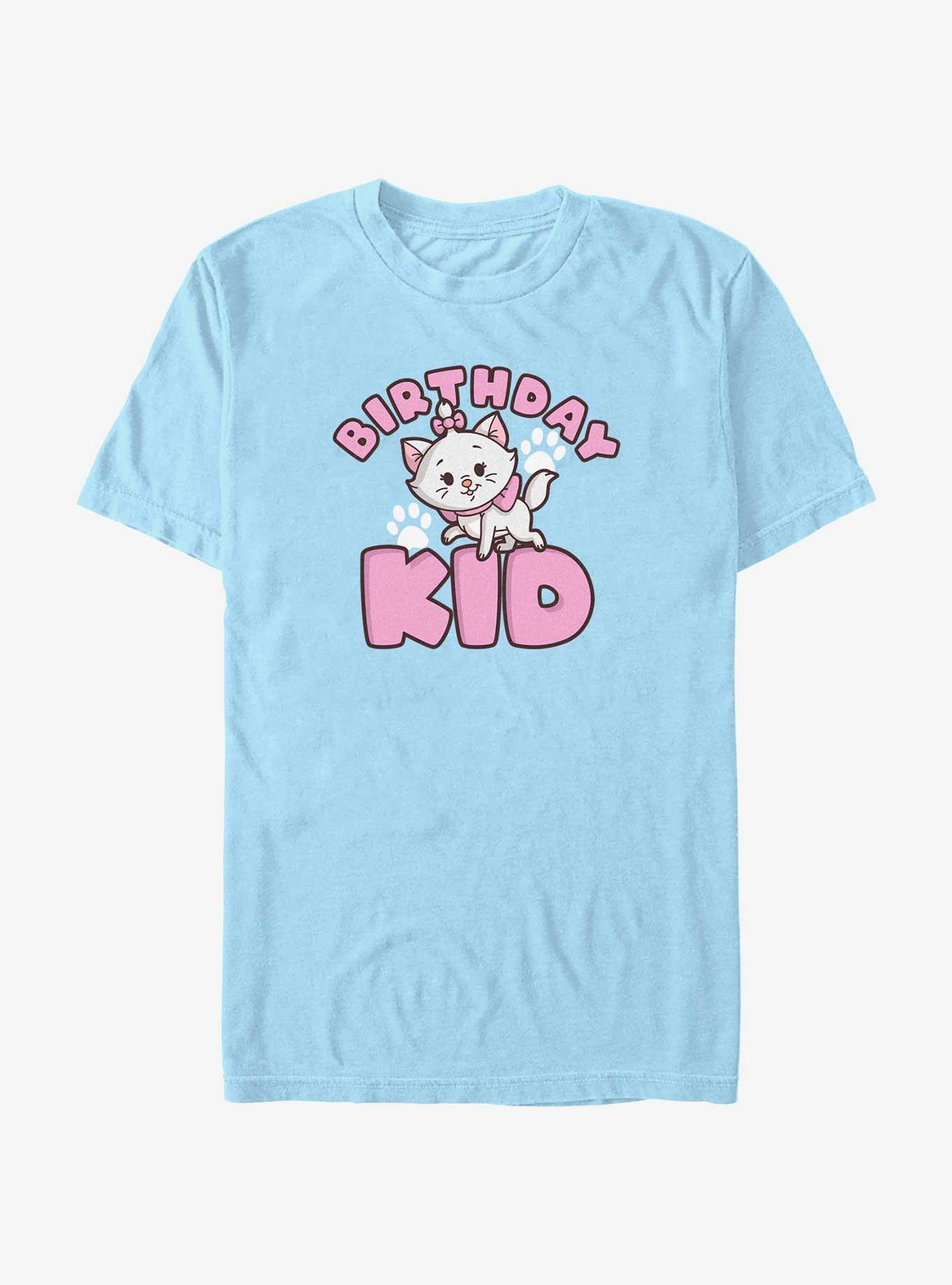 Disney The Aristocats Marie Birthday Kid T-Shirt, LT BLUE, hi-res