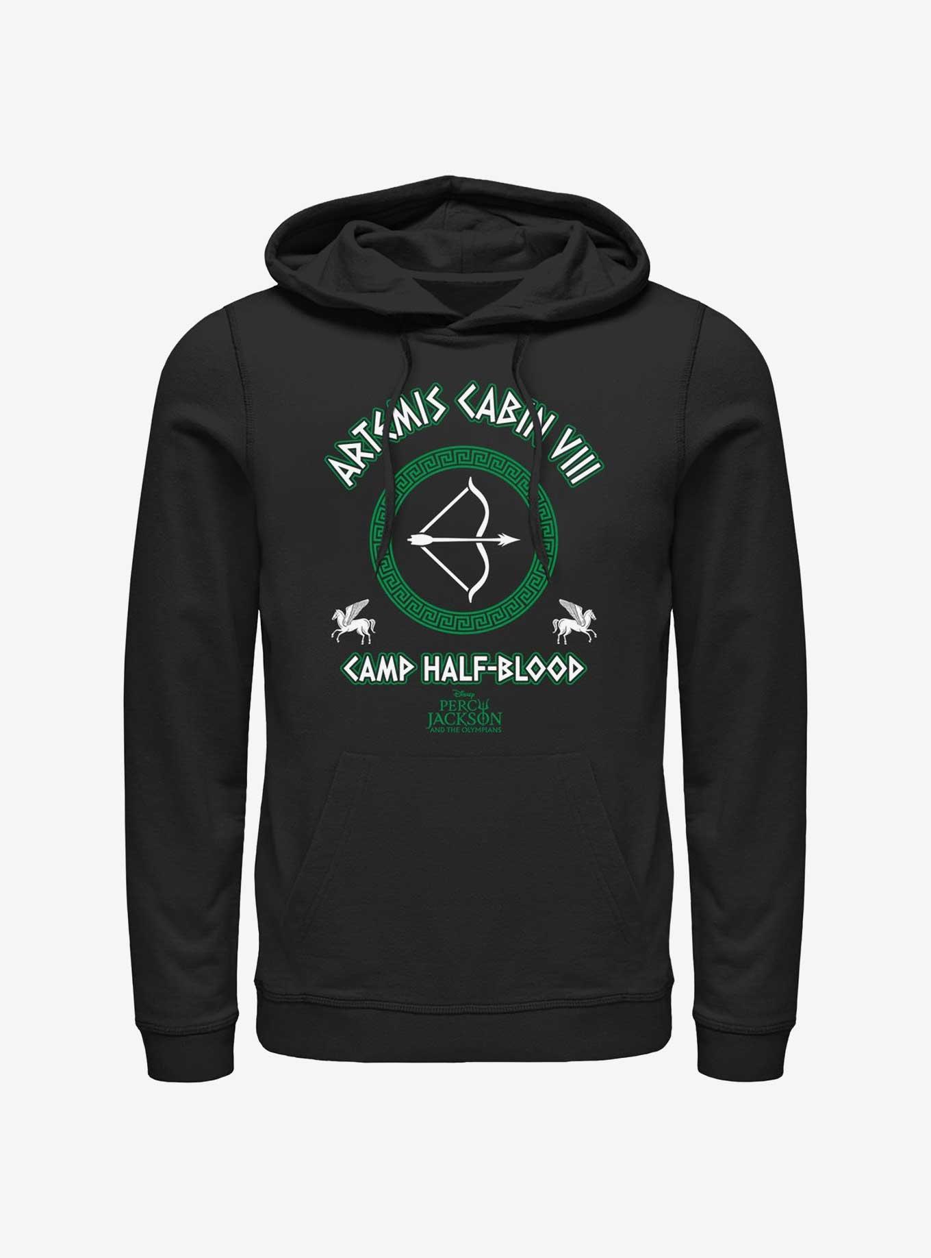 Disney Percy Jackson And The Olympians Artemis Cabin Hoodie, BLACK, hi-res