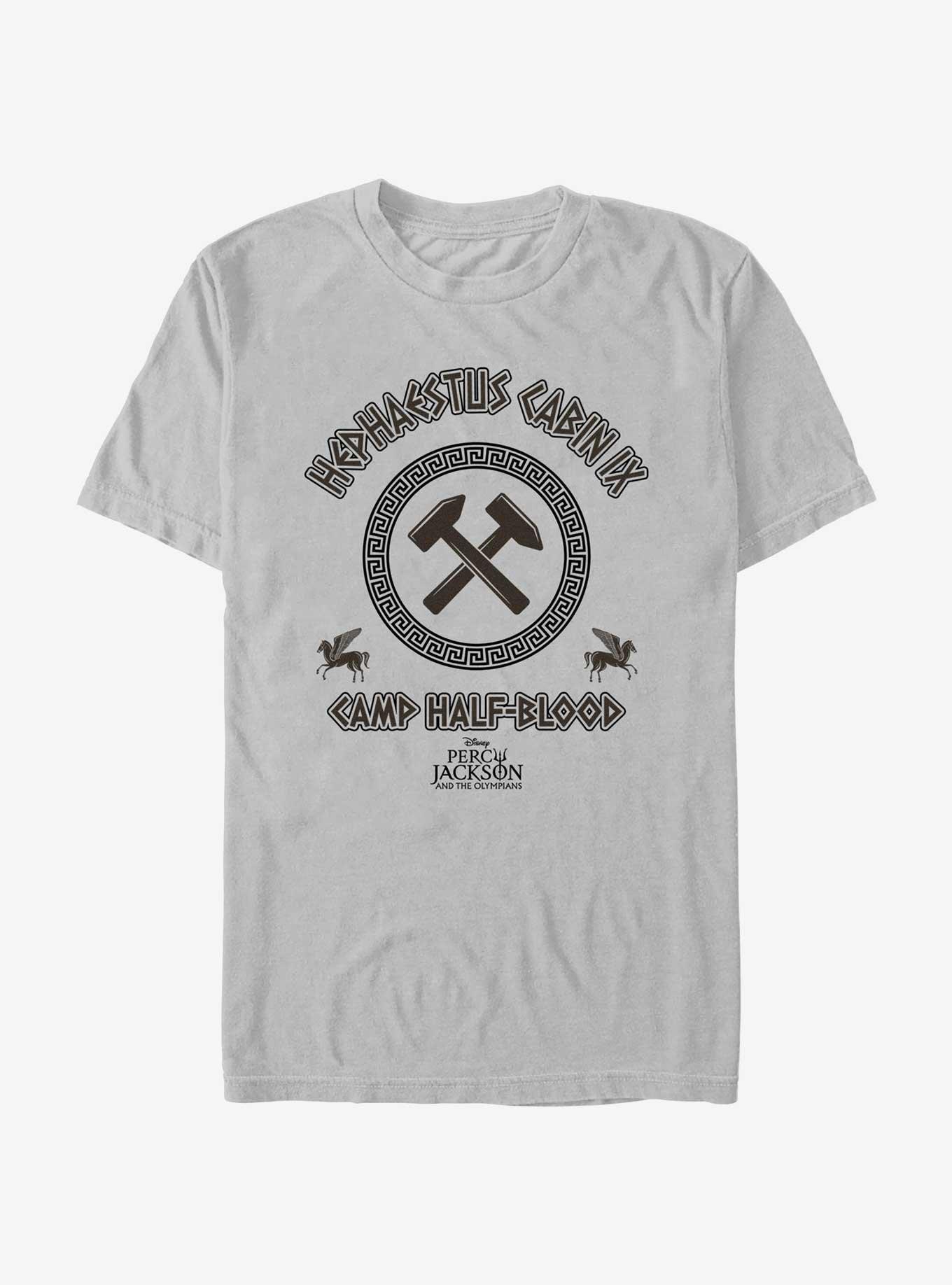 Disney Percy Jackson And The Olympians Hephaestus Cabin T-Shirt, SILVER, hi-res