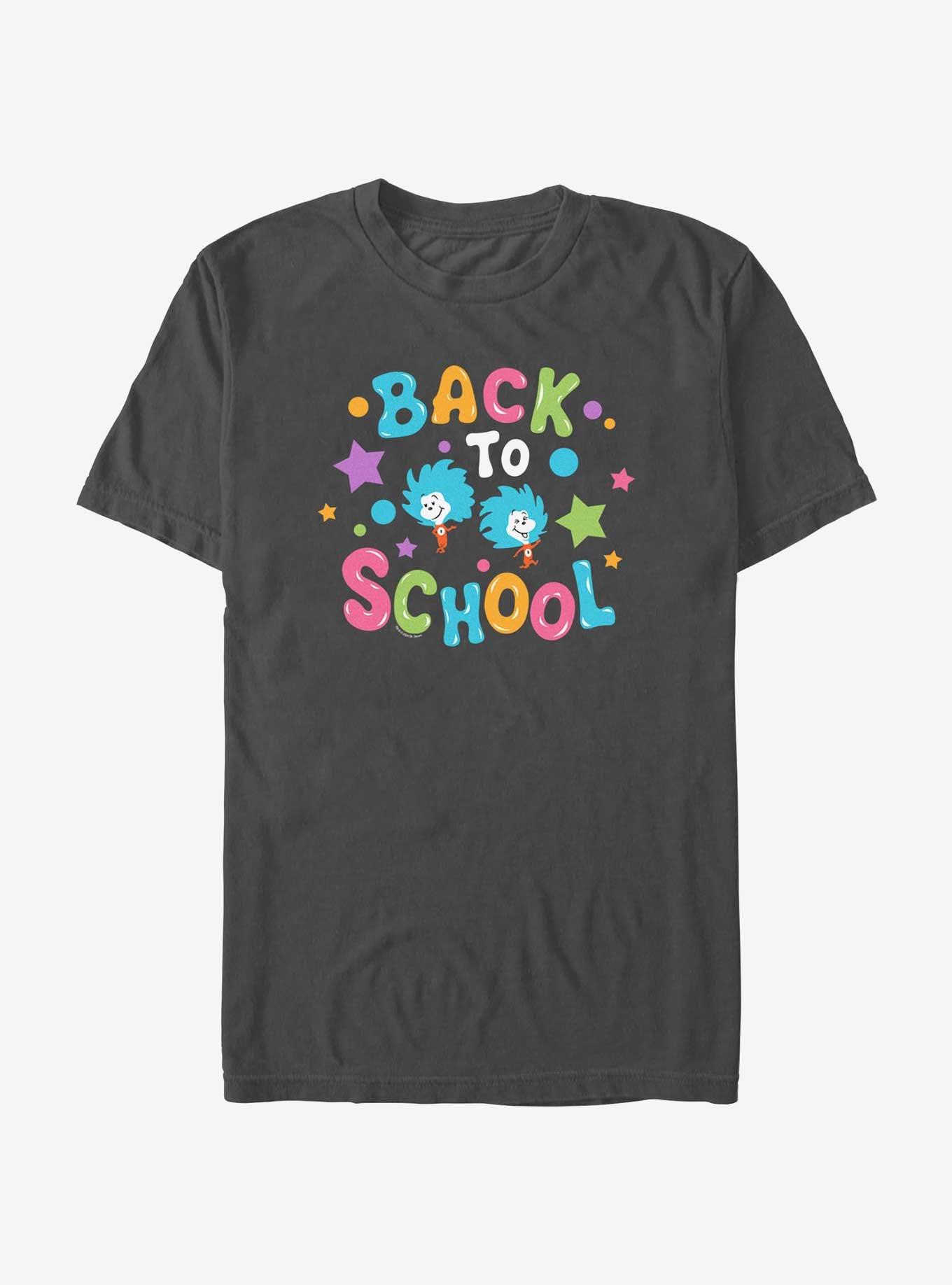 Dr. Seuss School Thing Two T-Shirt, CHARCOAL, hi-res