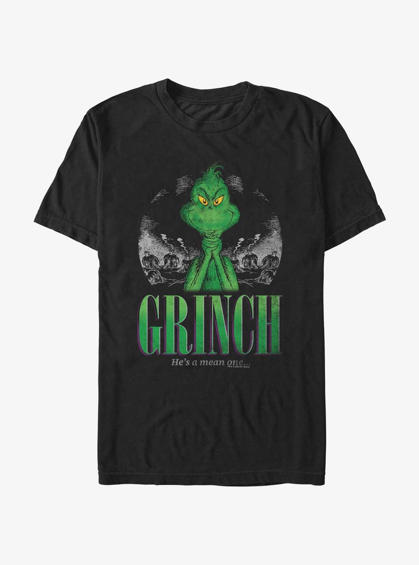Dr. Seuss The Grinch He'S A Mean One T-Shirt, BLACK, hi-res