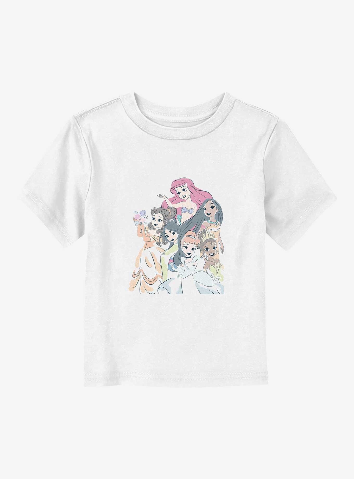 Disney Princesses Oversized Princess Group Toddler T-Shirt, , hi-res