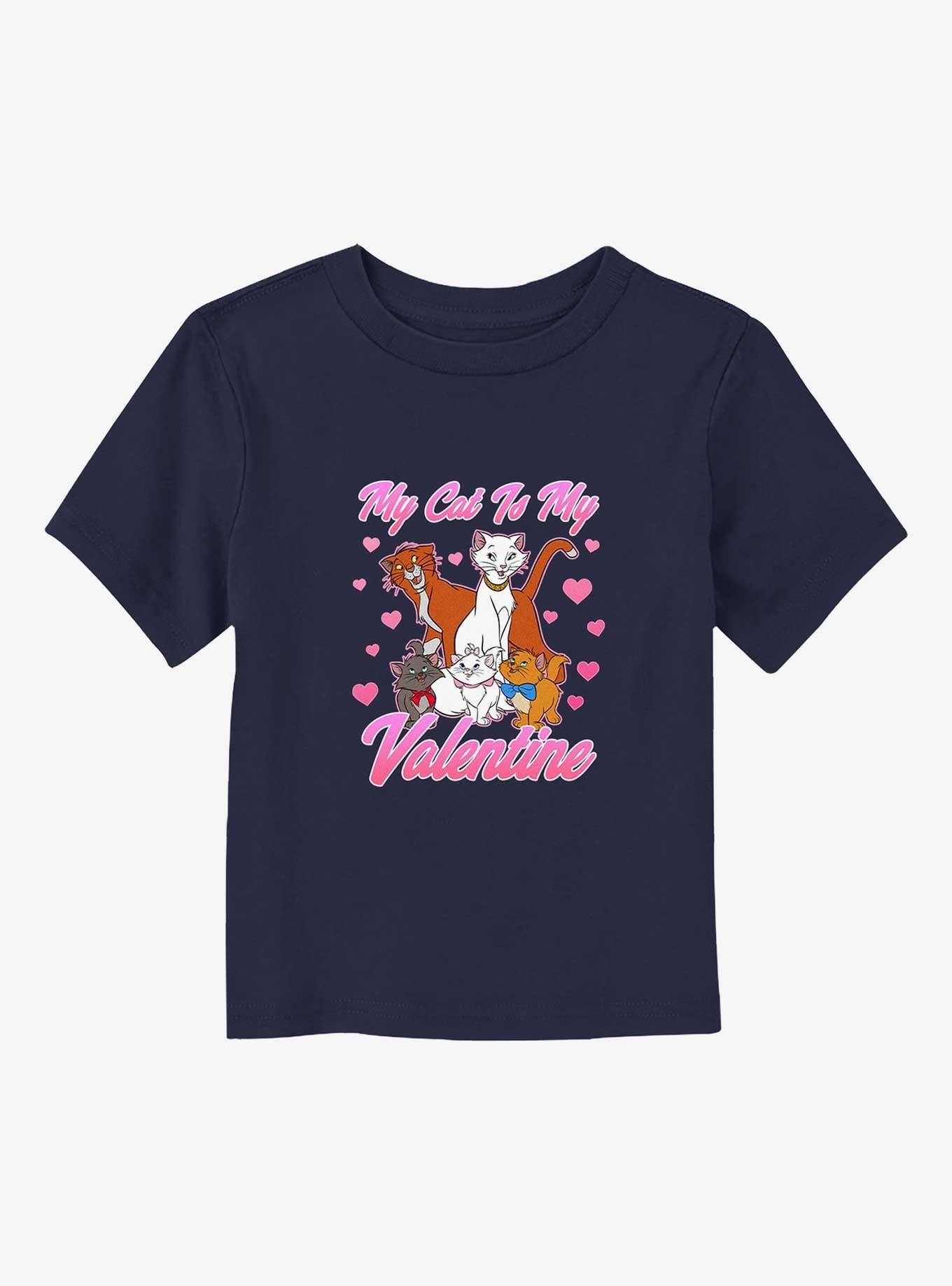 Disney The Aristocats My Cat Is My Valentine Toddler T-Shirt, , hi-res