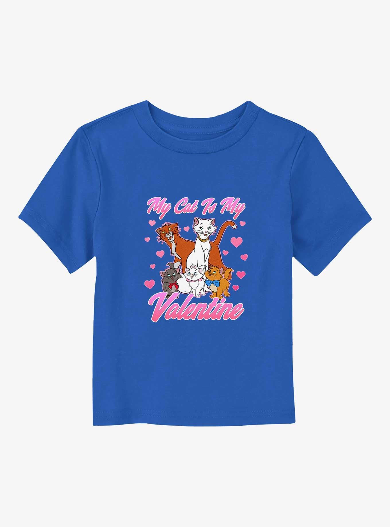 Disney The Aristocats My Cat Is My Valentine Toddler T-Shirt, , hi-res
