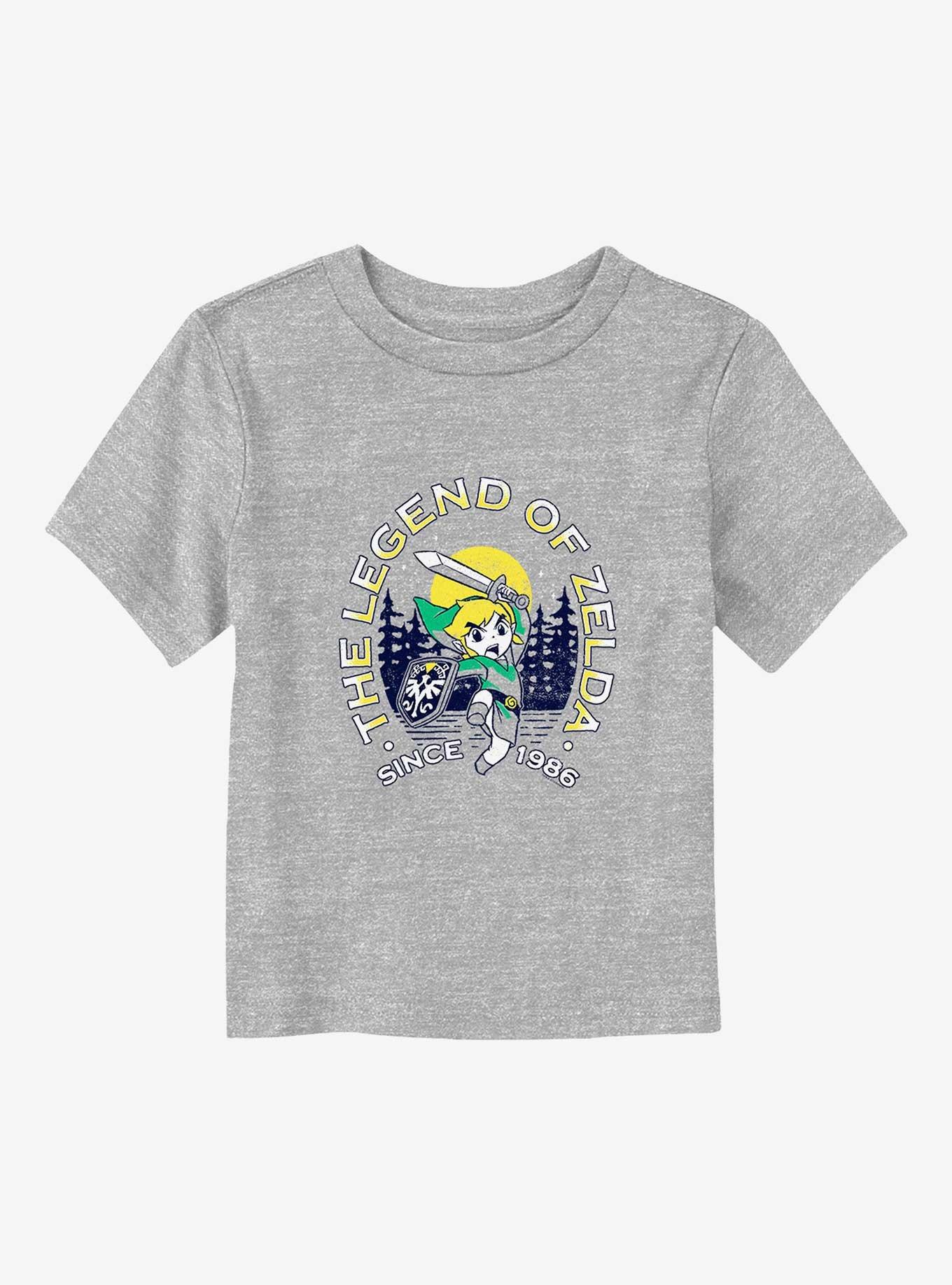 The Legend Of Zelda Outdoor Link Crest Toddler T-Shirt 21$