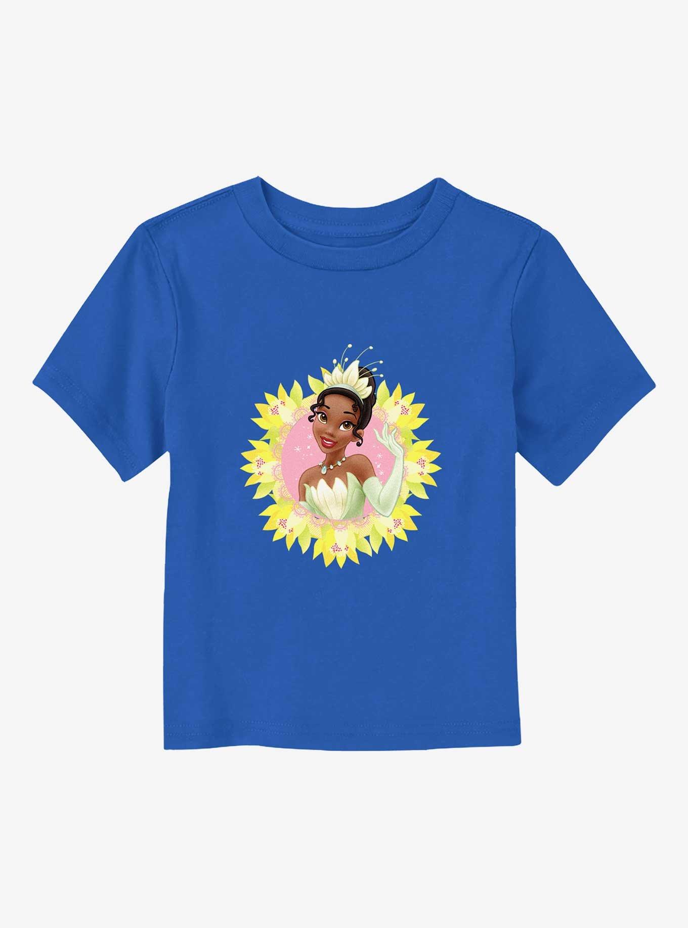 Disney Princesses Tiana Lotus Toddler T-Shirt, ROYAL, hi-res